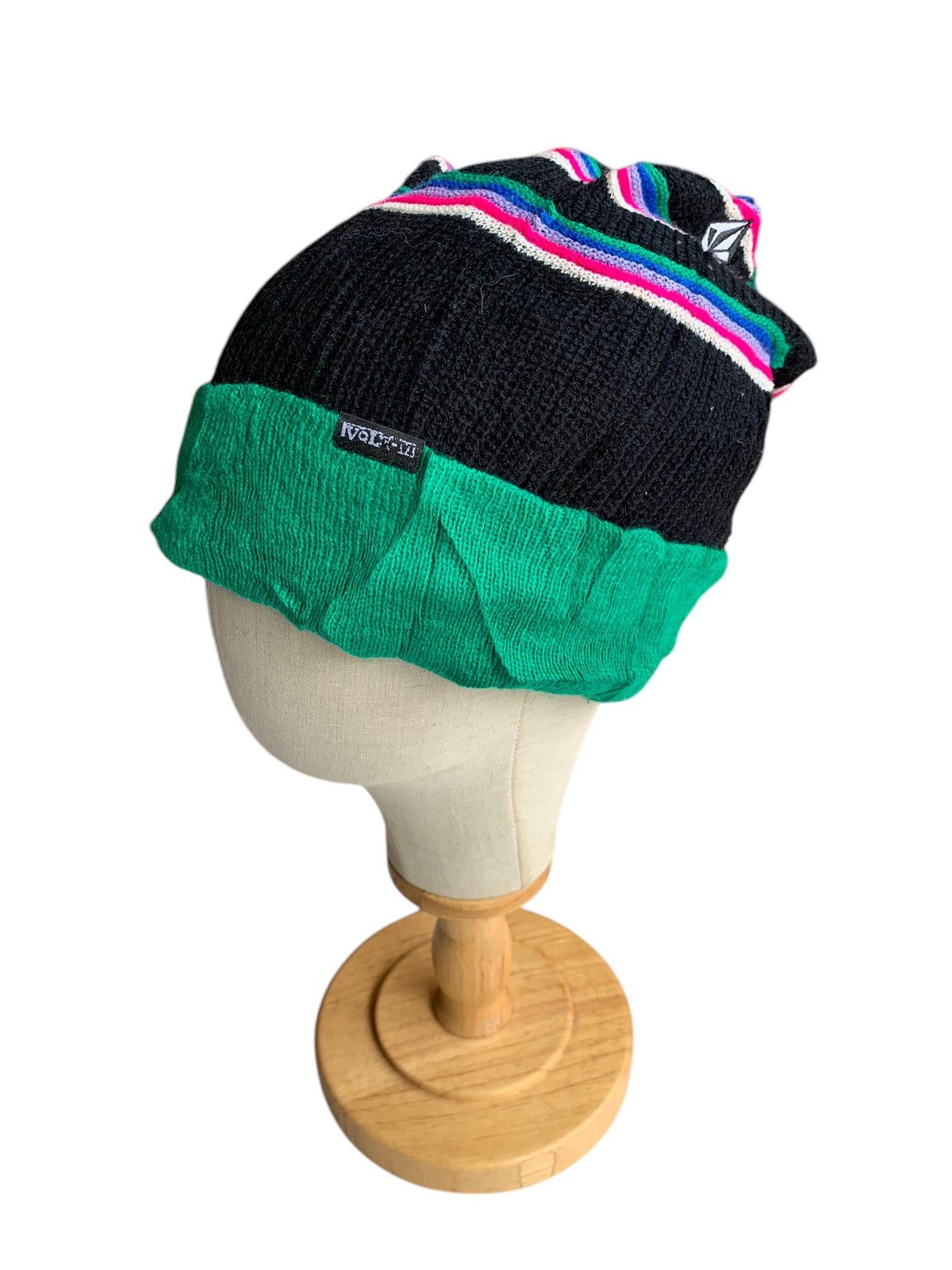 14th Addiction × Vintage Vintage Volcom Streetwear Winter Sessions Beanie Hats Size ONE SIZE - 2 Thumbnail