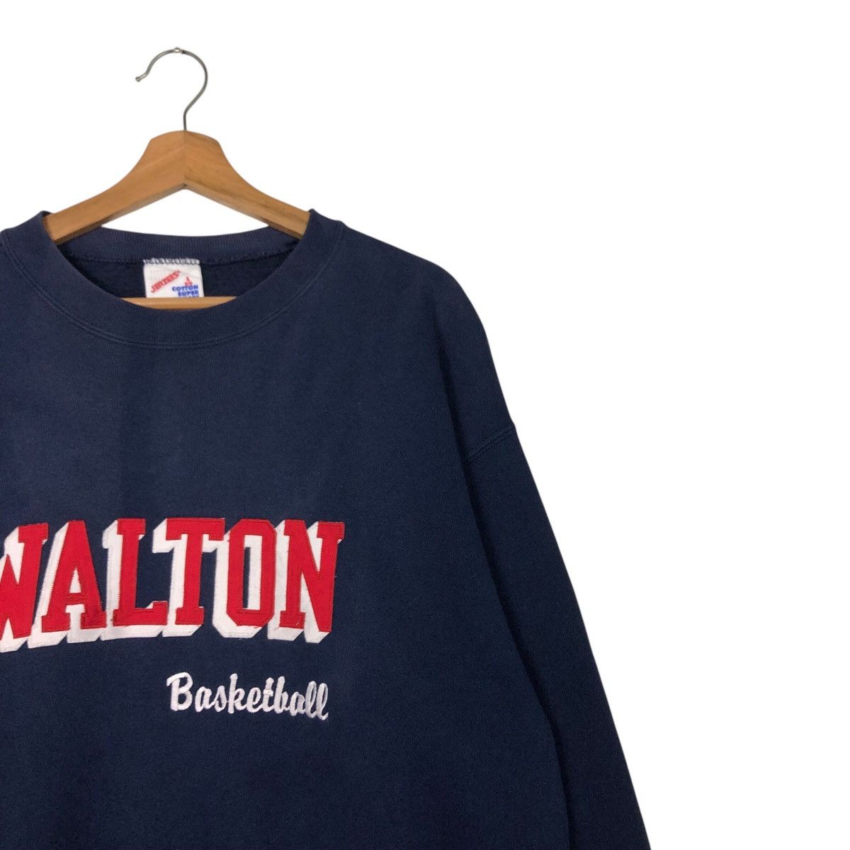 Japanese Brand × Vintage 📌Vintage Sweatshirt Crewneck Walton Basketball Big Logo Usa Size US L / EU 52-54 / 3 - 7 Thumbnail