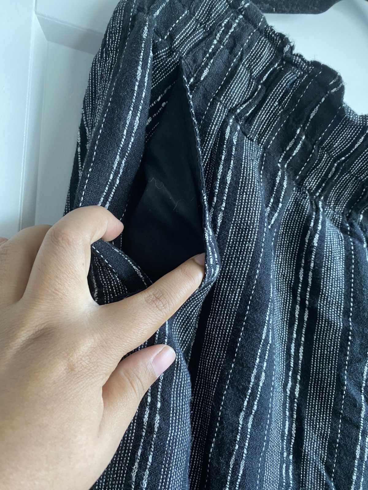 Other Briggs Women's XXL Pull on Pants Black & White NWOT Size 42" / US 20 - 6 Thumbnail