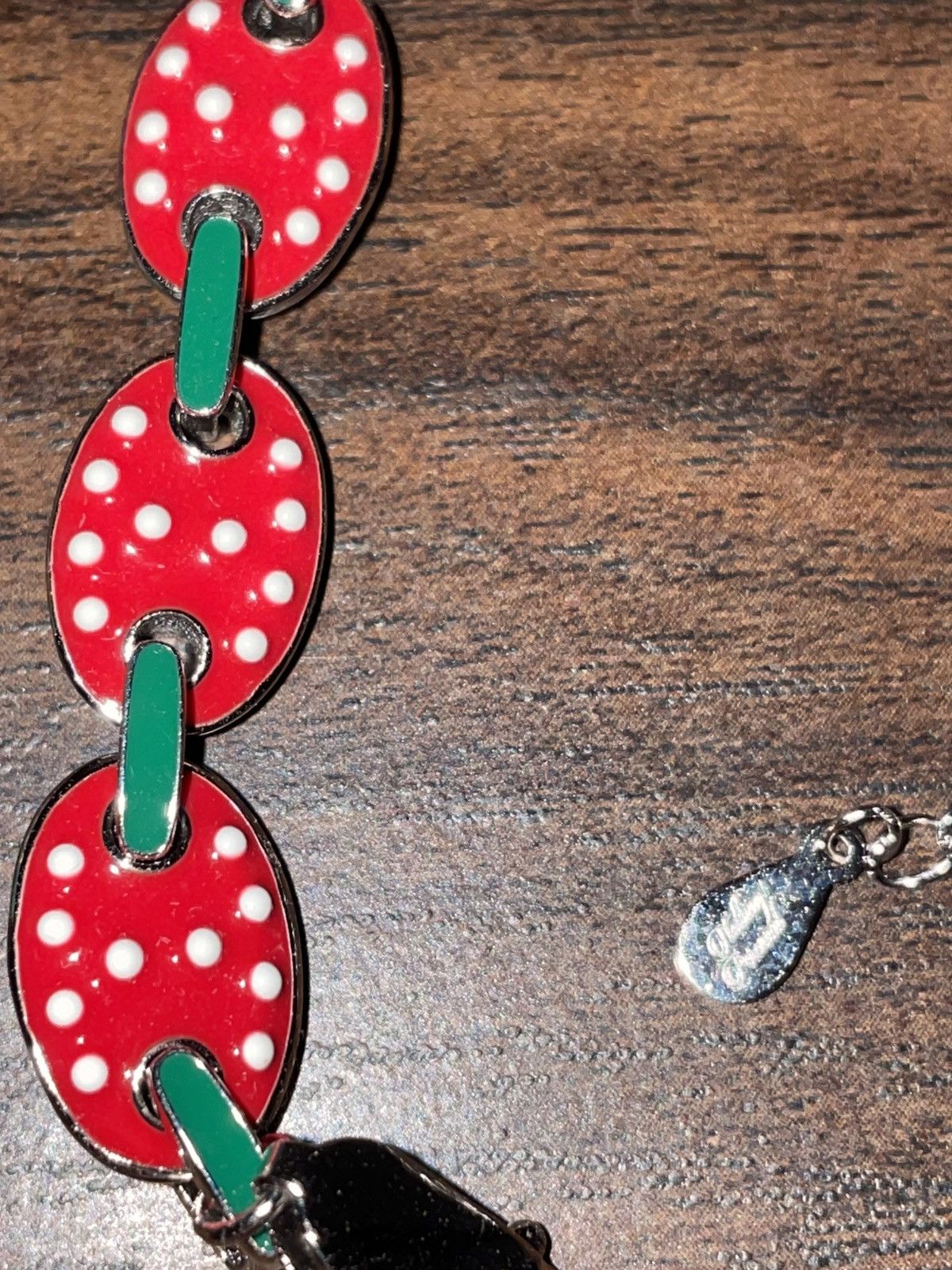 Nothing Personal Nothing Personal Strawberry Puffs Silver Bracelet 1/100 Used Size ONE SIZE - 3 Thumbnail