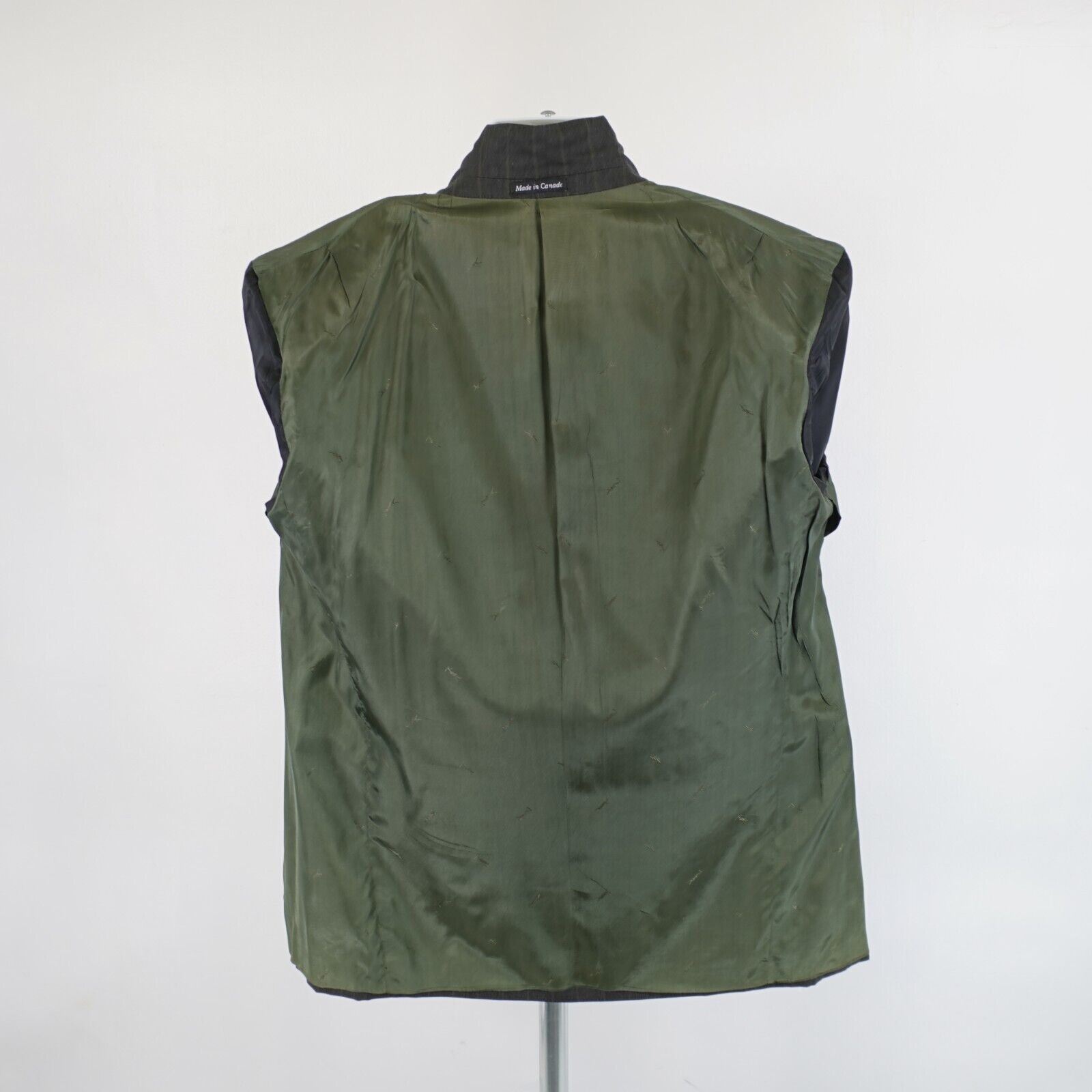 Yves Saint Laurent Yves Saint Laurent Wool Gray W/ Tan Stiped Double Breasted S Size 44L - 18 Thumbnail