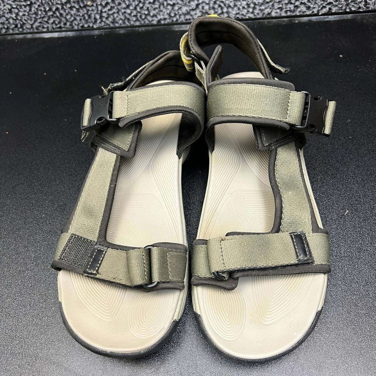 Other Ozark Trail Sandals 13 Olive Textile Round Toe Hook Loop Size US 13 / EU 46 - 2 Thumbnail