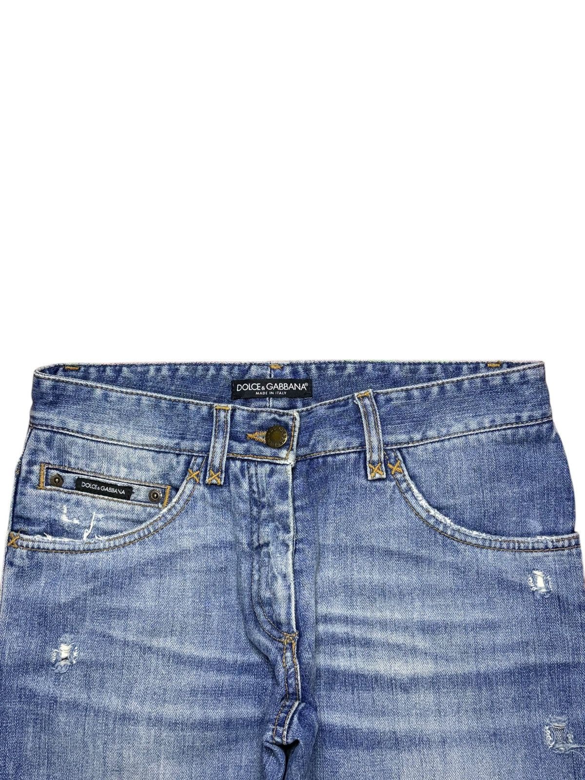 Dolce & Gabbana Vintage Dolce & Gabbana Mud Wash Bootcut Flare Jeans Size 28" / US 6 / IT 42 - 4 Thumbnail