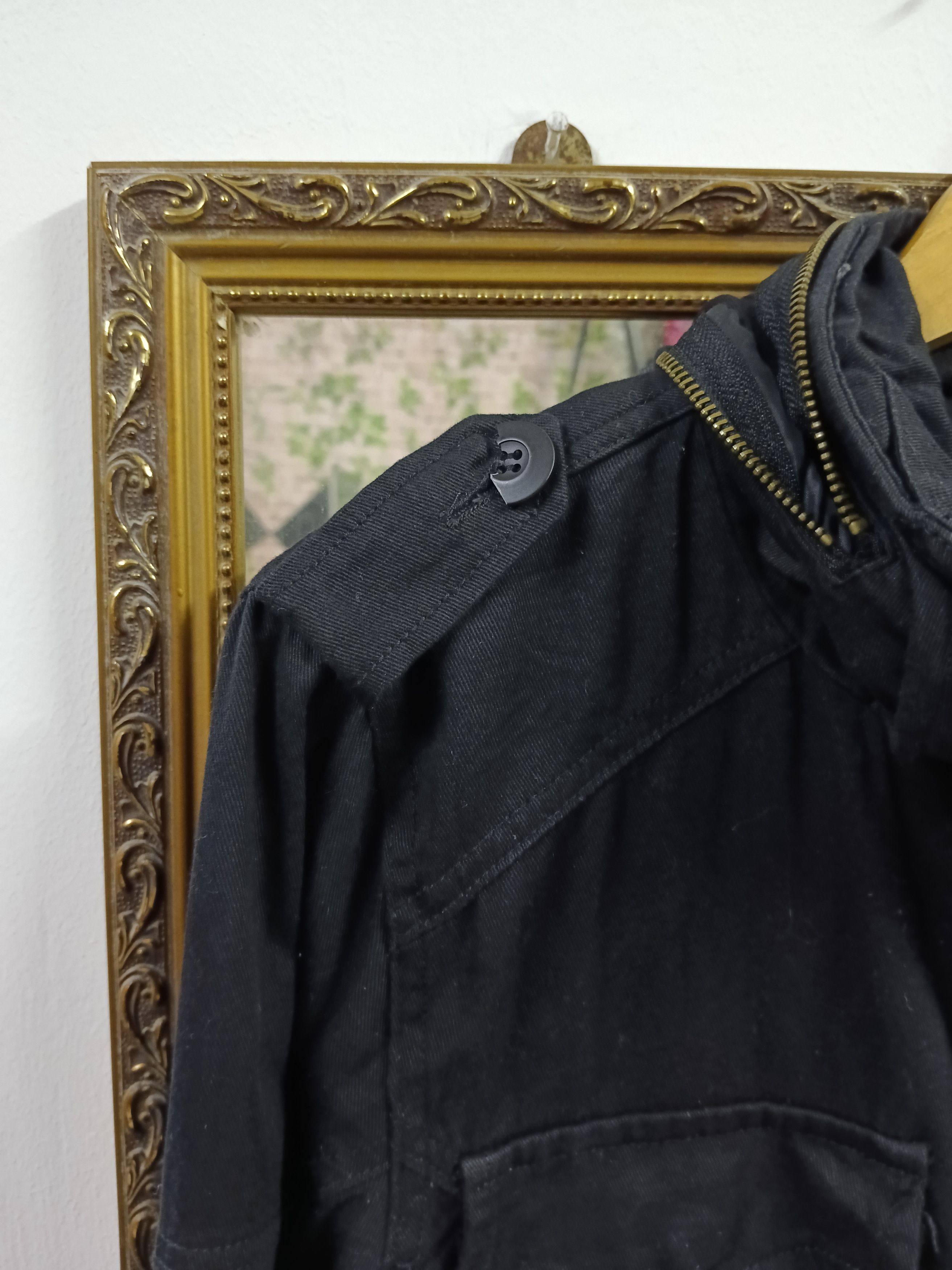 In The Attic SICK🔥IN THE ATTIC STUDDED MILITARY HOODED JACKET Size US M / EU 48-50 / 2 - 4 Thumbnail