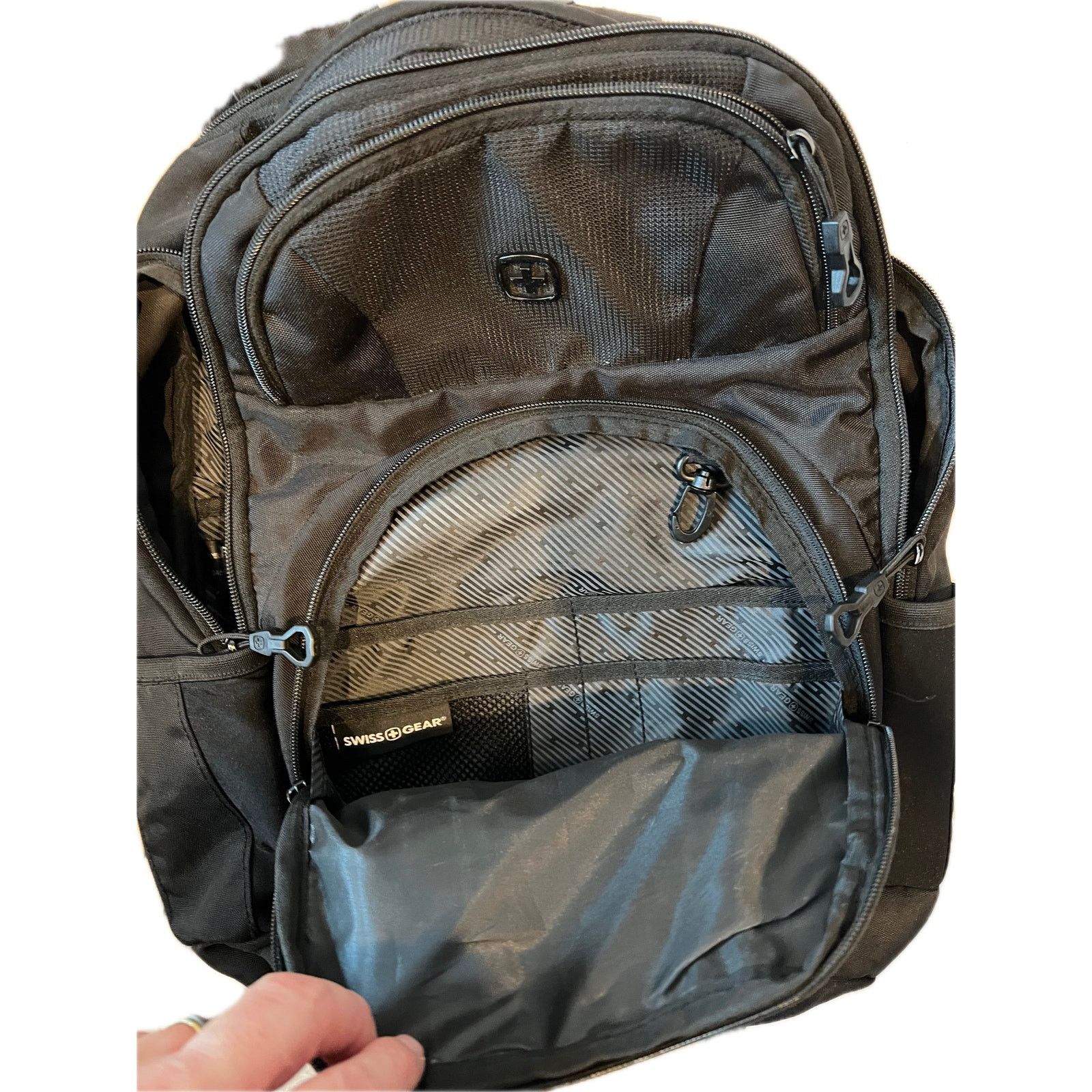 Swissgear Swiss Gear 1900 ScanSmart Laptop Backpack Black Black Size 32 - 3 Thumbnail