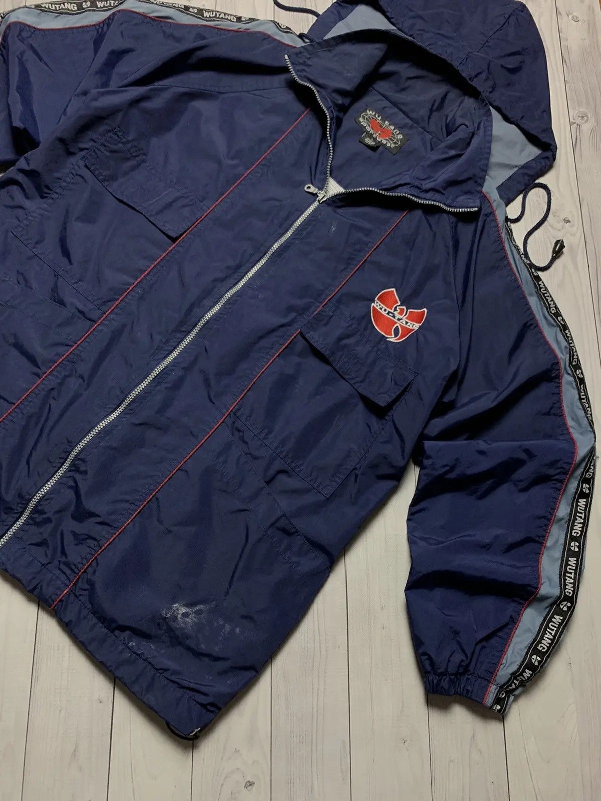 Wu-Tang Clan Vintage Wu-Tang track suit drill pants Y2K jacket big logo Size US L / EU 52-54 / 3 - 14 Thumbnail
