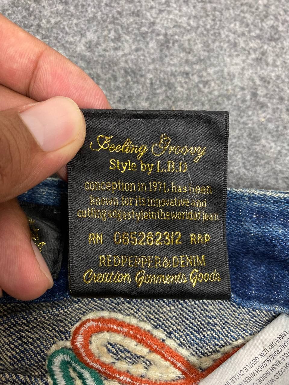 Ed Hardy red pepper x ed hardy bootcut flare denim nice design Size 32" / US 10 / IT 46 - 15 Thumbnail