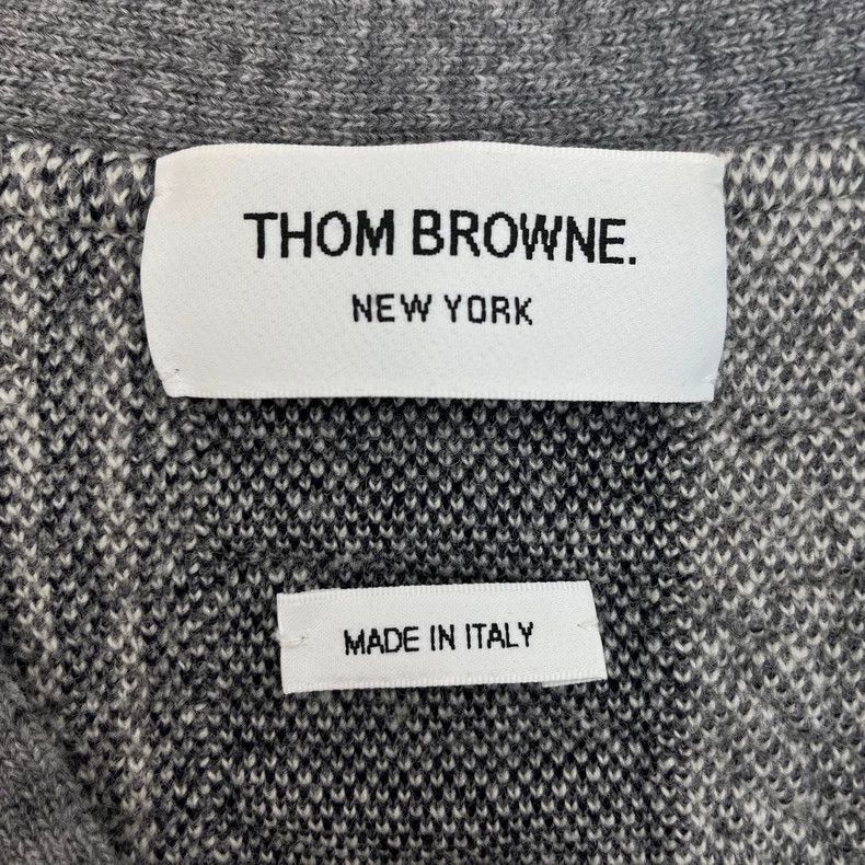 Thom Browne Thom Browne Size 0Grey Vertical Stripe Classic logo half wo Size US XS / EU 42 / 0 - 5 Thumbnail