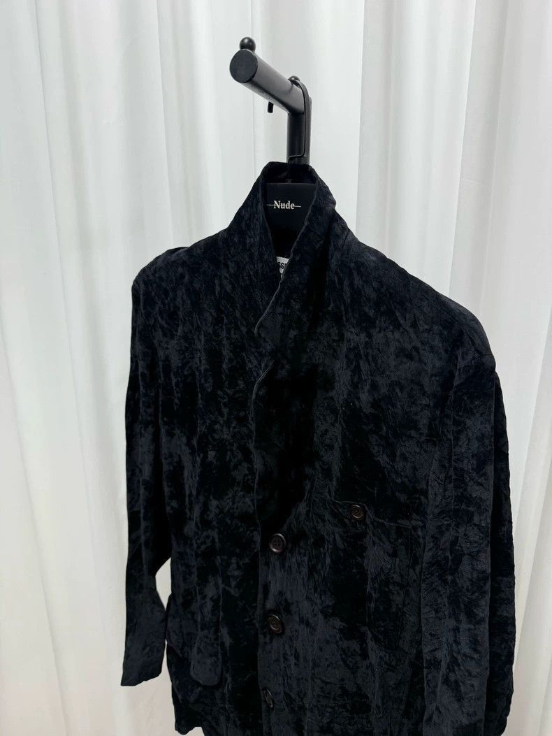 Issey Miyake Issey Miyake Velvet Pleated Blazer-2508 Size US M / EU 48-50 / 2 - 6 Thumbnail