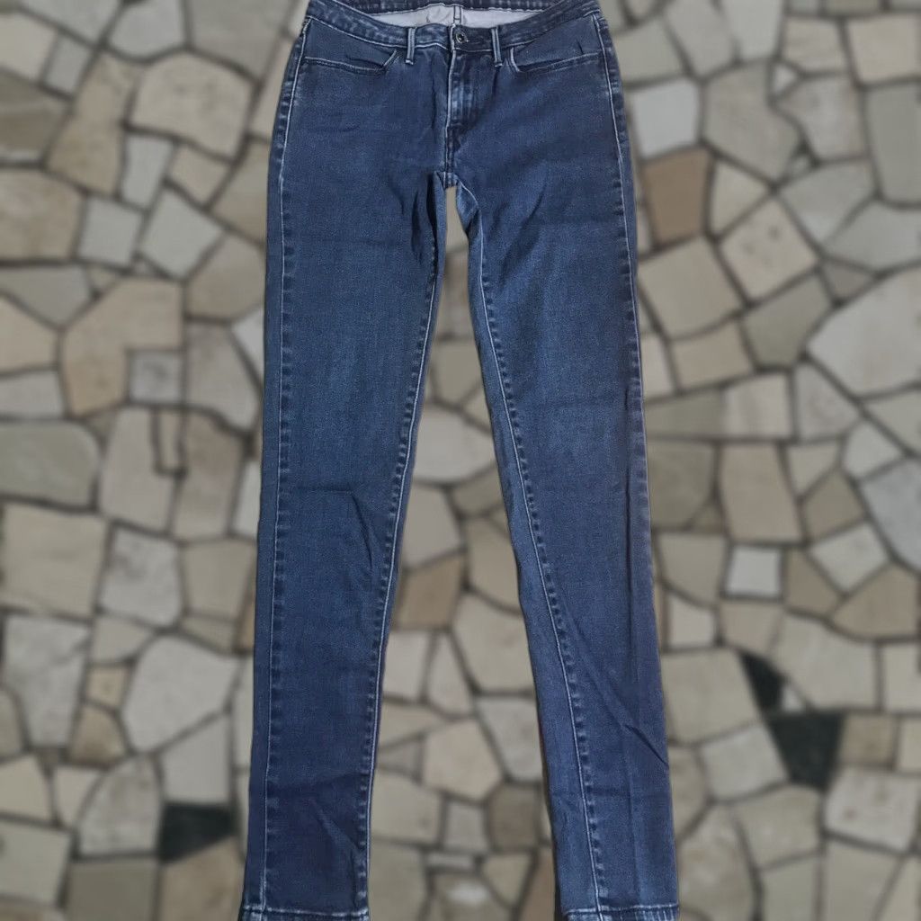 Levi's Levi's Jeans 8 in Rise Legging Denim Blue Womens 27 x 30 Inseam Stretch Slim Straight 5-Pocket Logo Vintage? No** Size 27" / US 4 / IT 40 - 1 Thumbnail