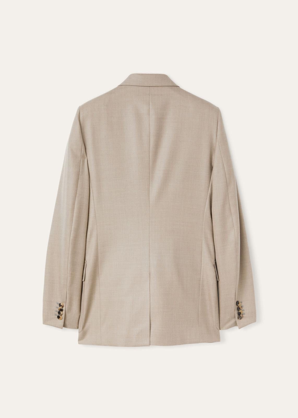 Loro Piana o1srvl11e0125 FAN6953 Ananda Jacket in Beige Size L / US 10 / IT 46 - 2 Thumbnail