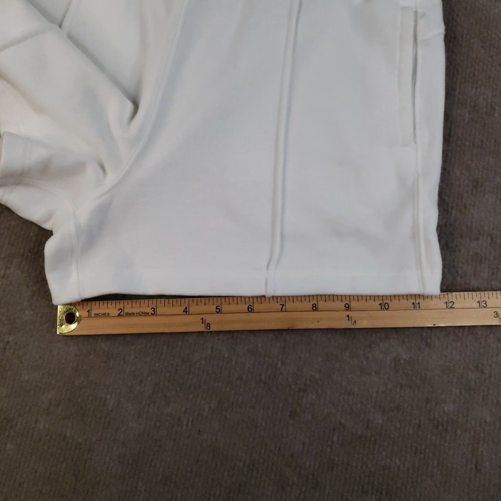Vintage Greyson Archer Shorts Womens Small White Golf Fleece Drawstring Pull On Casual Z Size 28" / US 6 / IT 42 - 3 Thumbnail