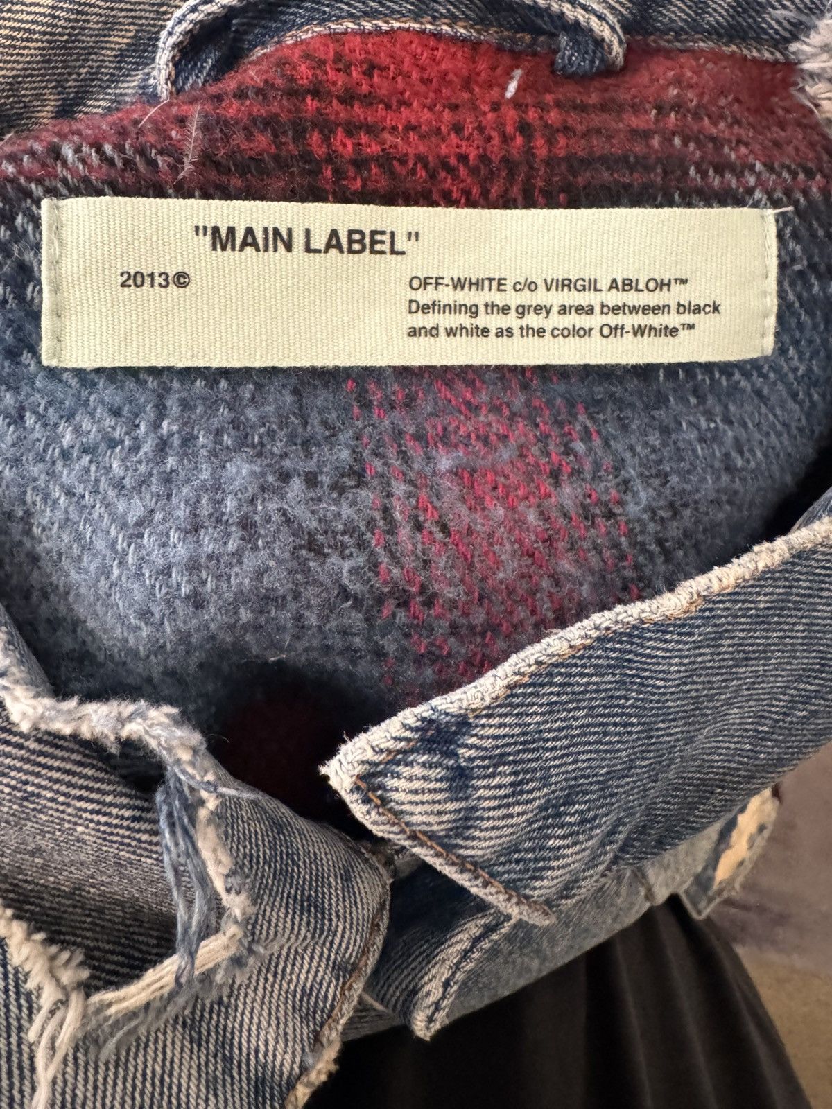 Off-White Off White Denim Jacket Size US XXL / EU 58 / 5 - 3 Thumbnail