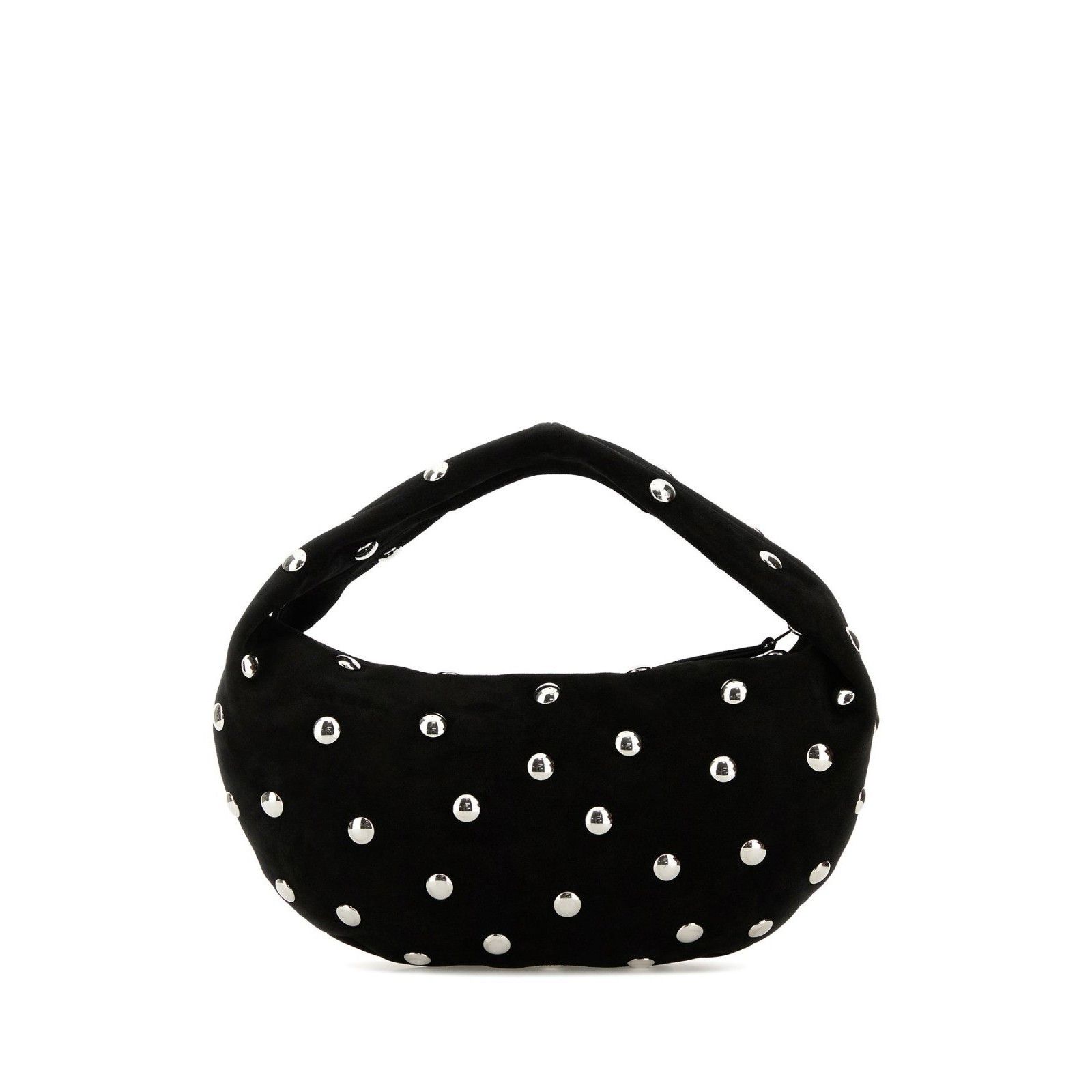 KHAITE KHAITE Olivia Medium Black Suede Hobo Bag New Size ONE SIZE - 3 Thumbnail