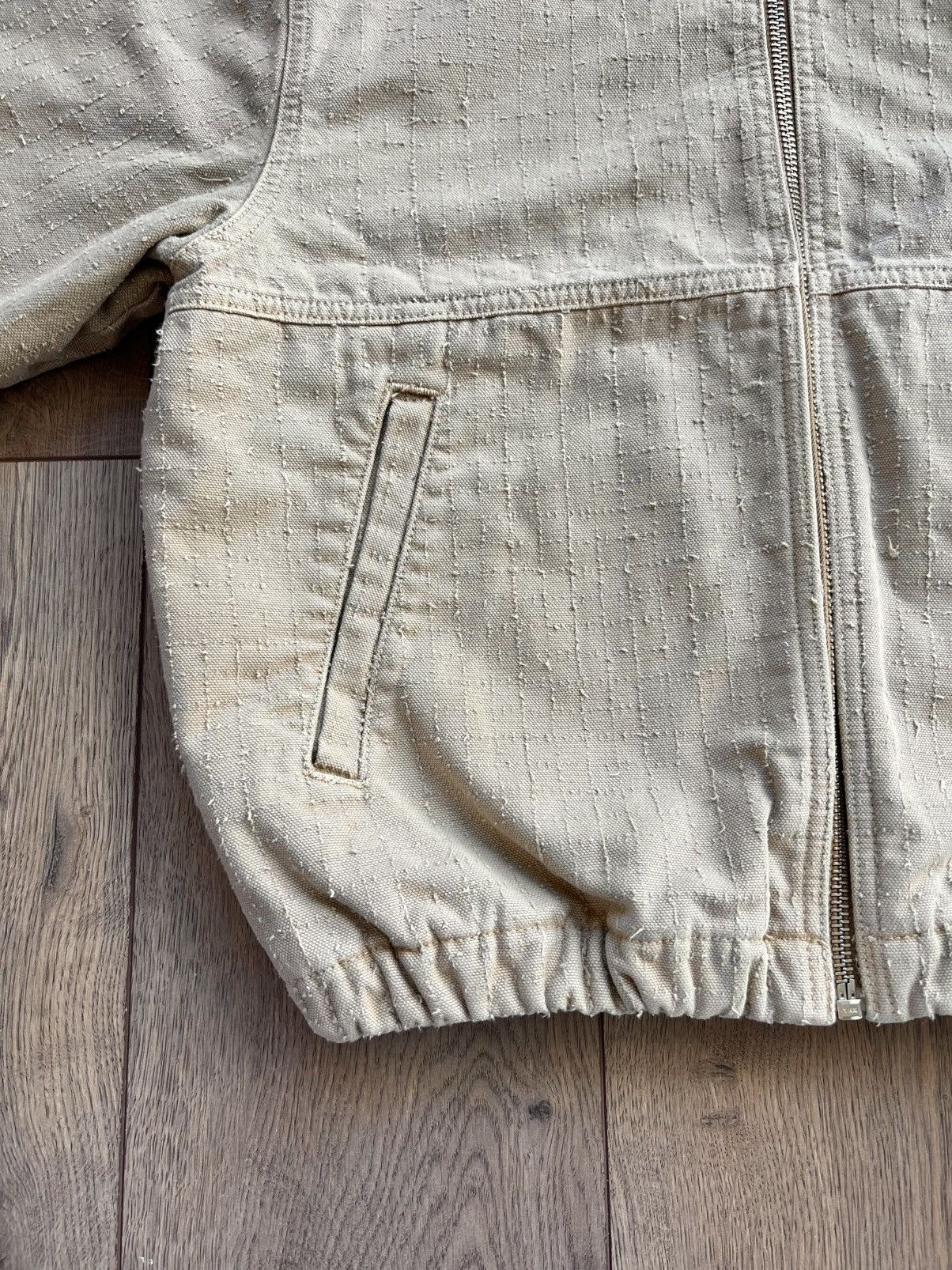 Stussy Stussy Canvas Needlepunch Work Jacket “Khaki” Small Size US S / EU 44-46 / 1 - 8 Thumbnail