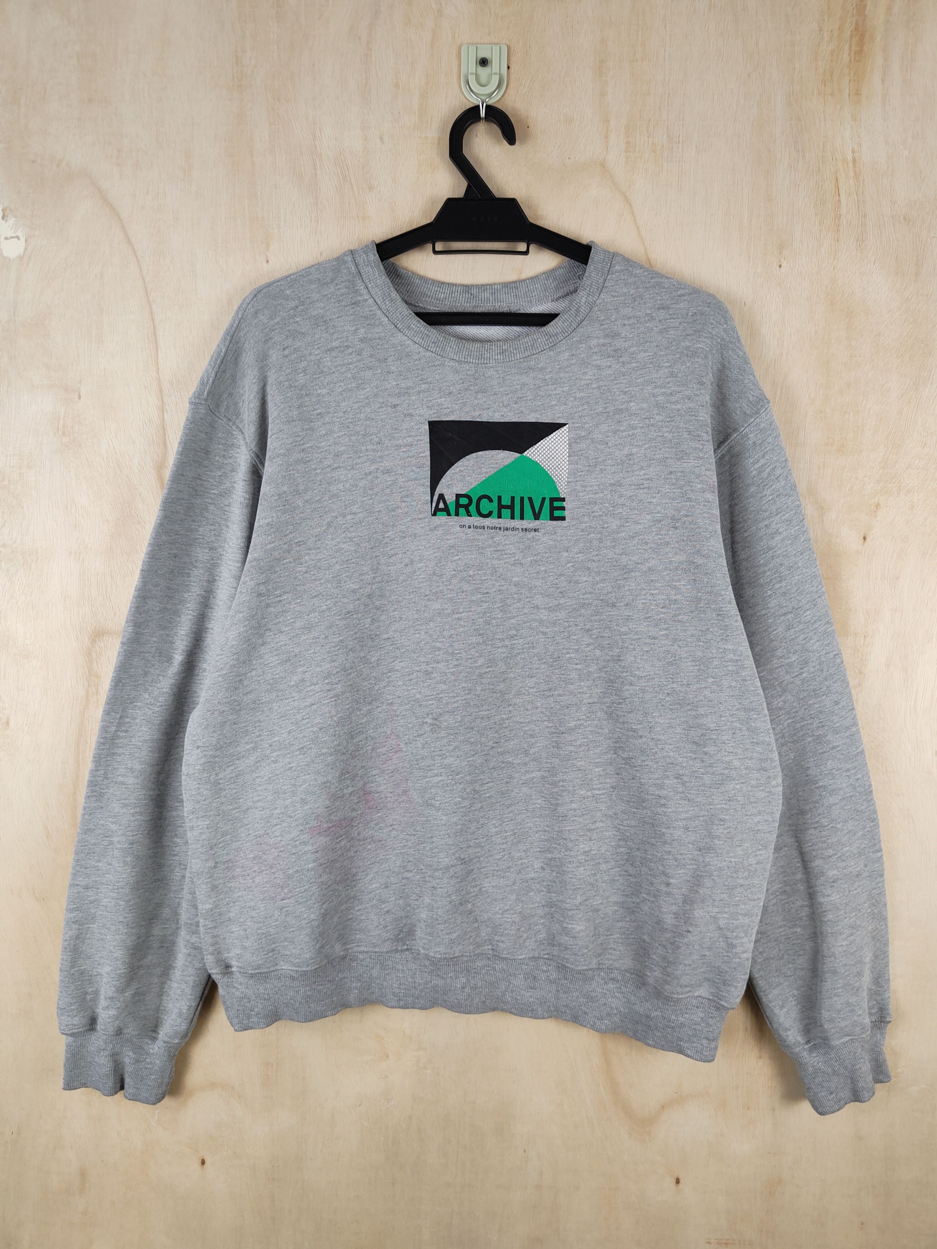 Japanese Brand × Vintage Love Thirteen Gray Sweatshirts #S2518 Size US L / EU 52-54 / 3 - 1 Thumbnail