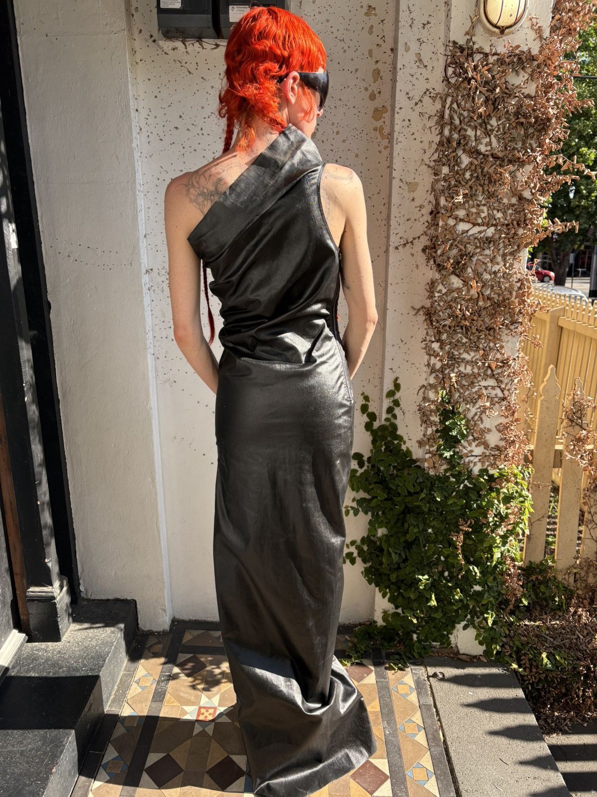 Rick Owens Rick Owens Coated Denim Athena Gown Size M / US 6-8 / IT 42-44 - 6 Thumbnail