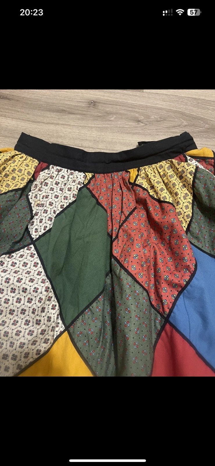 Vintage Souleiado Vintage 70s French Patchwork Maxi Skirt size S Size 24" / US 00 / IT 34 - 11 Thumbnail