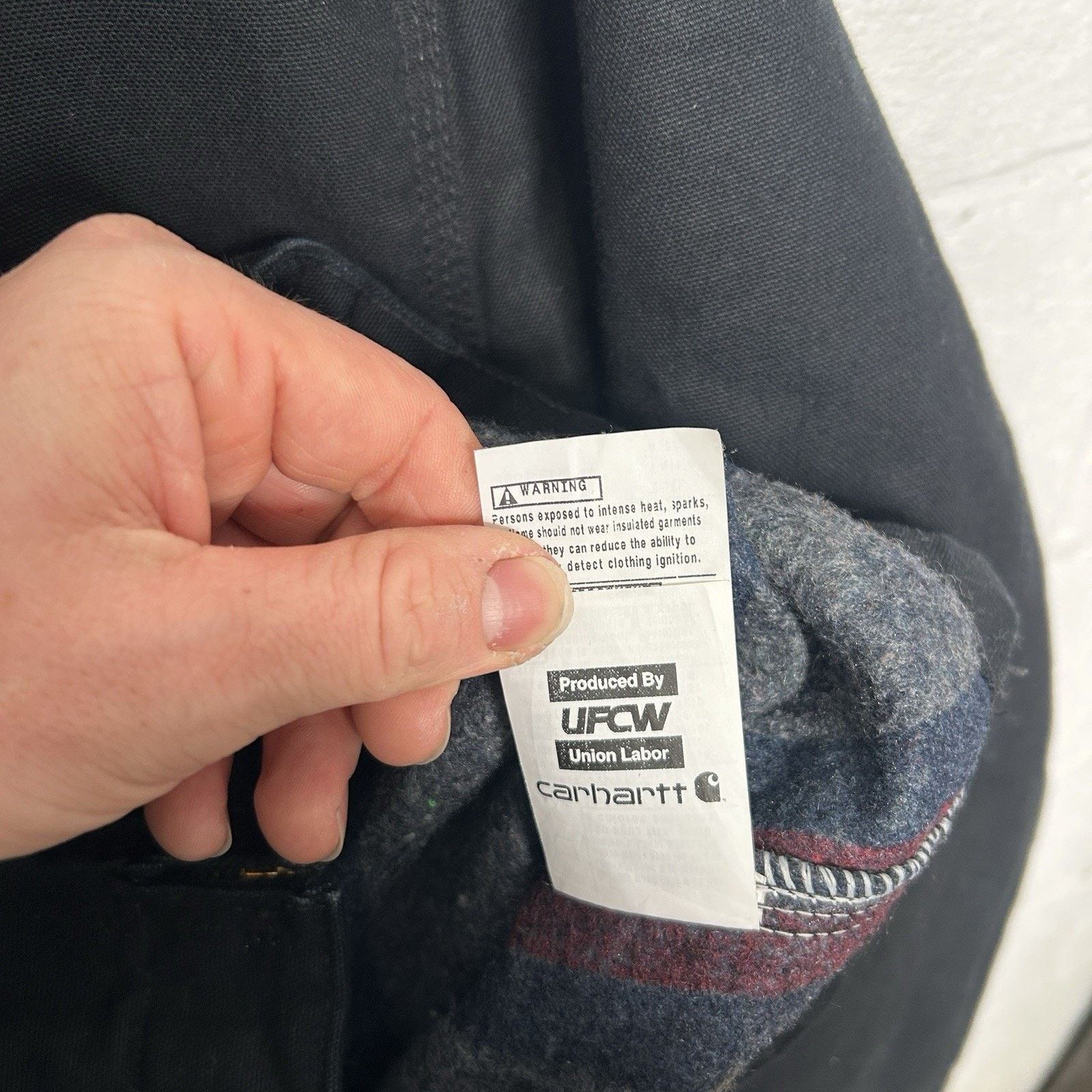 Carhartt Carhartt Blanket-Lined Detroit Jacket “Black” J001-BLK Size US L / EU 52-54 / 3 - 10 Thumbnail