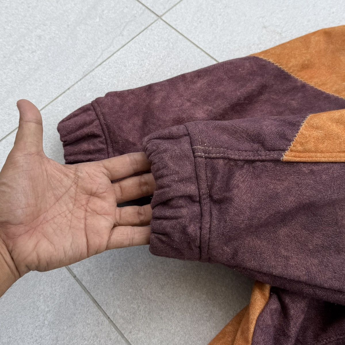 Pelle Pelle VTG Pelle Pelle Patchwork With A Y2K Baggy Fit/Cargo Pockets Size US XXL / EU 58 / 5 - 9 Thumbnail