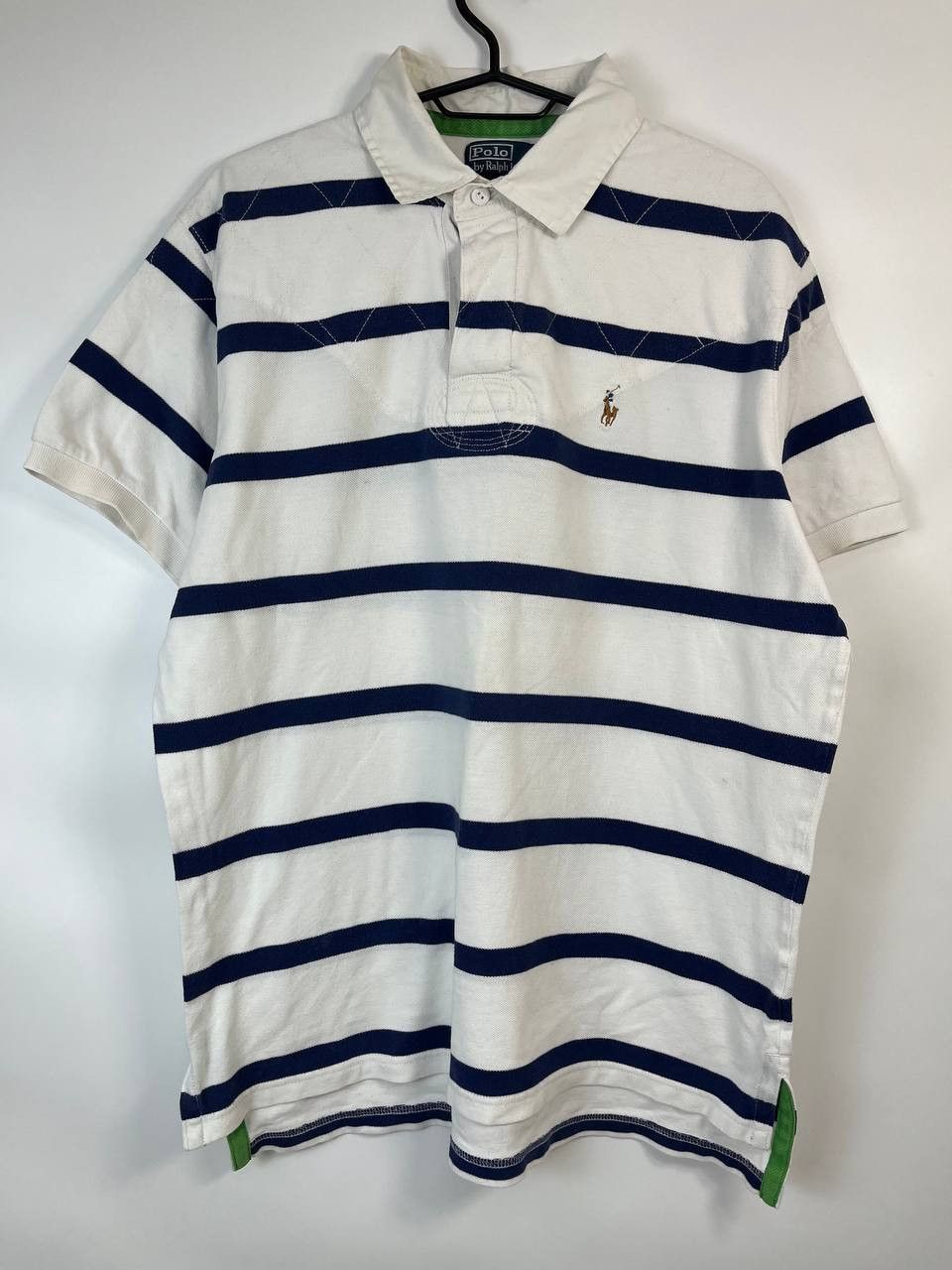 Polo Ralph Lauren RALPH LAUREN POLO SHIRT STRIPED BLUE WHITE SIZE L Size US L / EU 52-54 / 3 - 1 Thumbnail