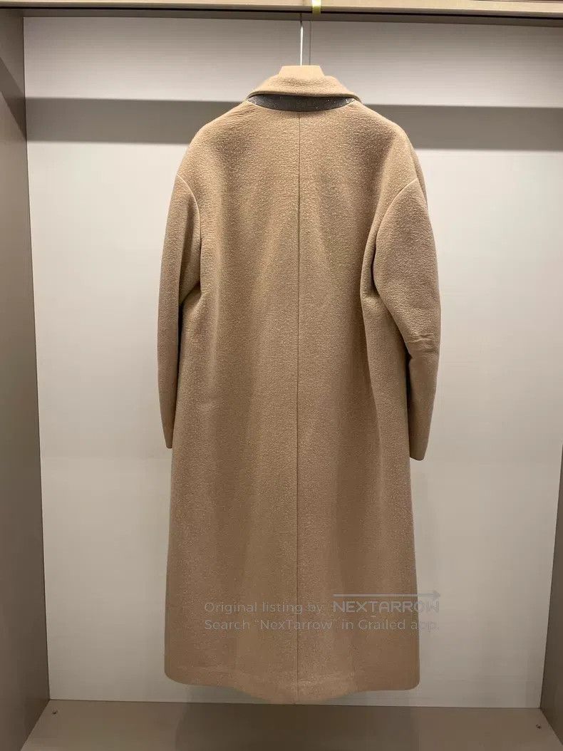 Brunello Cucinelli Brunello Cucinelli Camel long wool coat Size S / US 4 / IT 40 - 2 Thumbnail