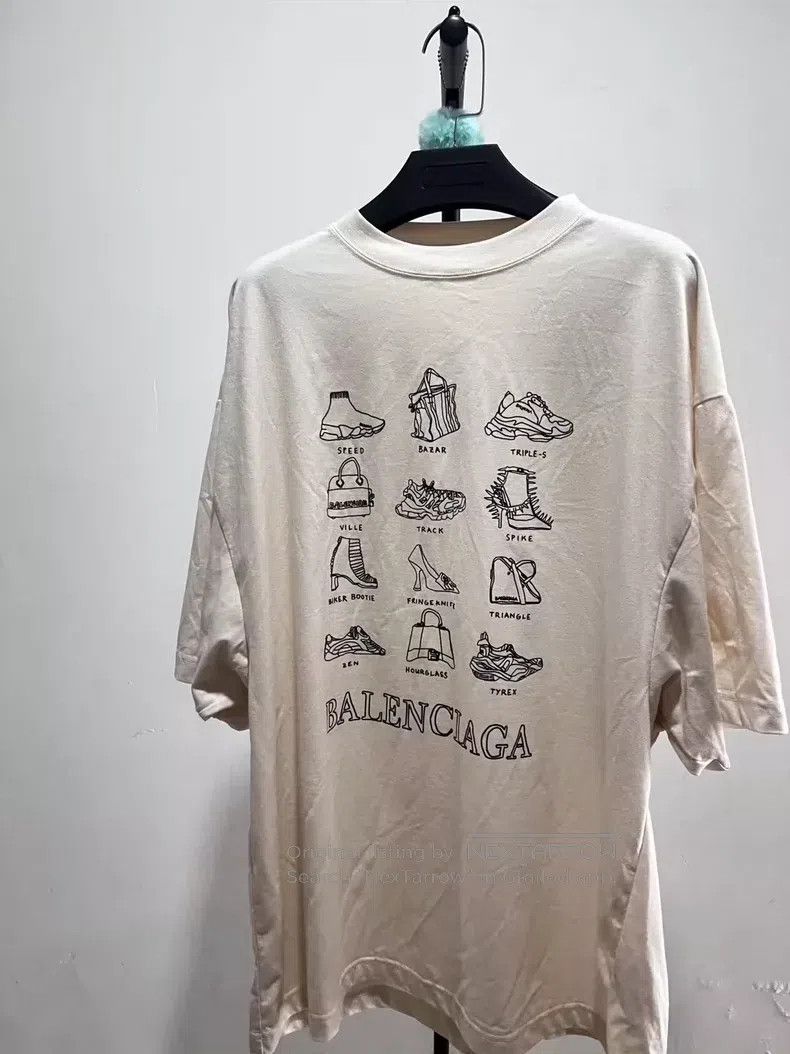 Balenciaga Balenciaga Shoe brand logo full print letter logo short-sl Size US XS / EU 42 / 0 - 1 Thumbnail