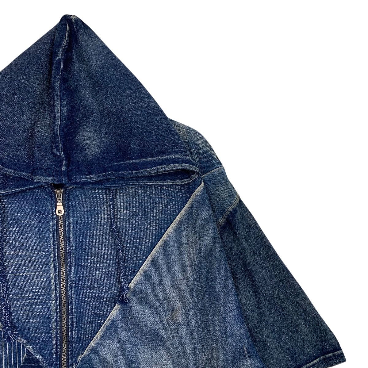 In The Attic IN THE ATTIC Jeans Short Sleeve Hoodie Jacket #2928-C132 Size US XXL / EU 58 / 5 - 6 Thumbnail
