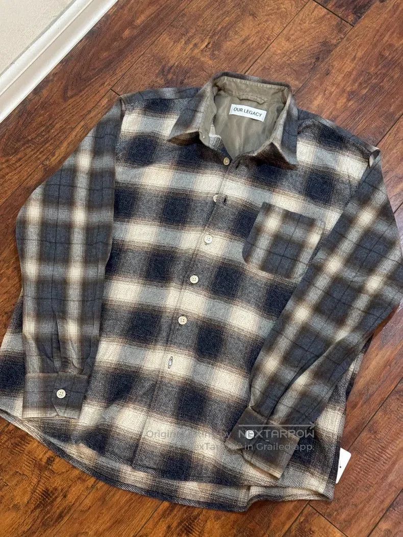 Our Legacy Our Legacy Flannel Check Shirt. Size US L / EU 52-54 / 3 - 1 Thumbnail