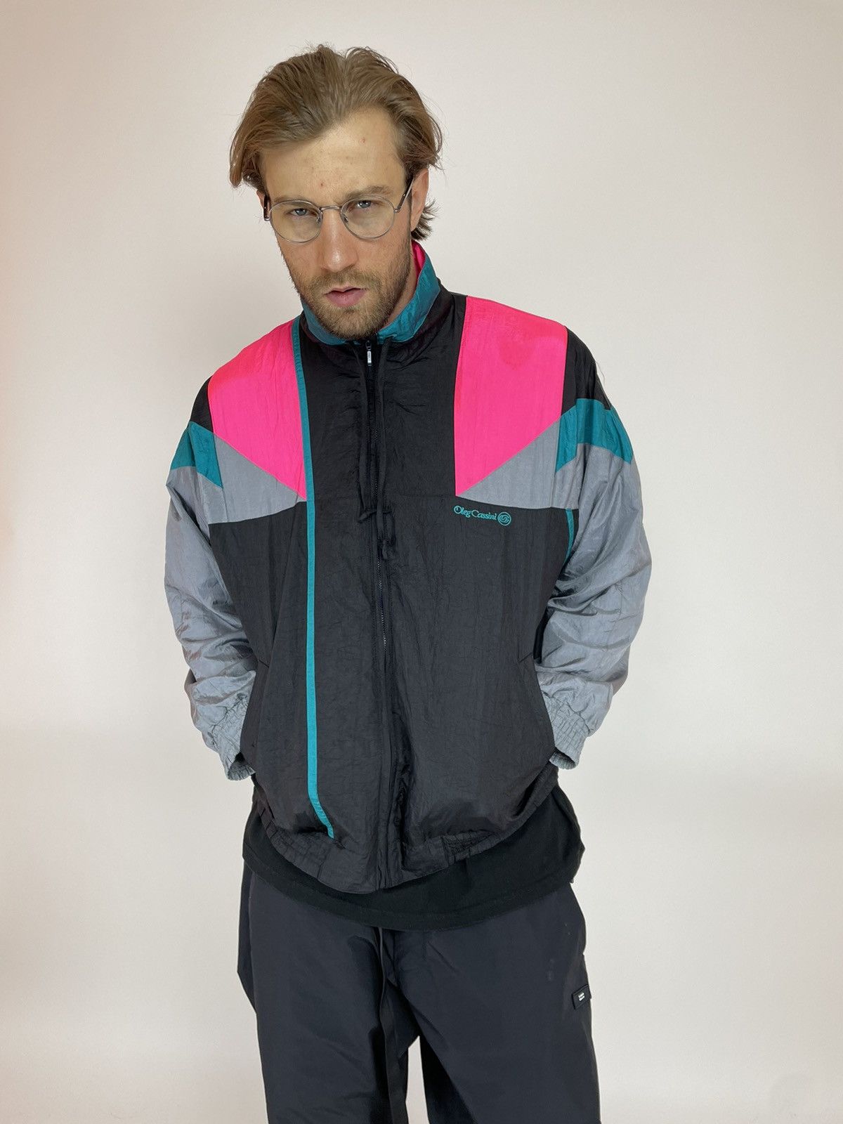 Oleg Cassini Oleg Cassini Vintage Track Jacket Mens size M Size US M / EU 48-50 / 2 - 2 Thumbnail