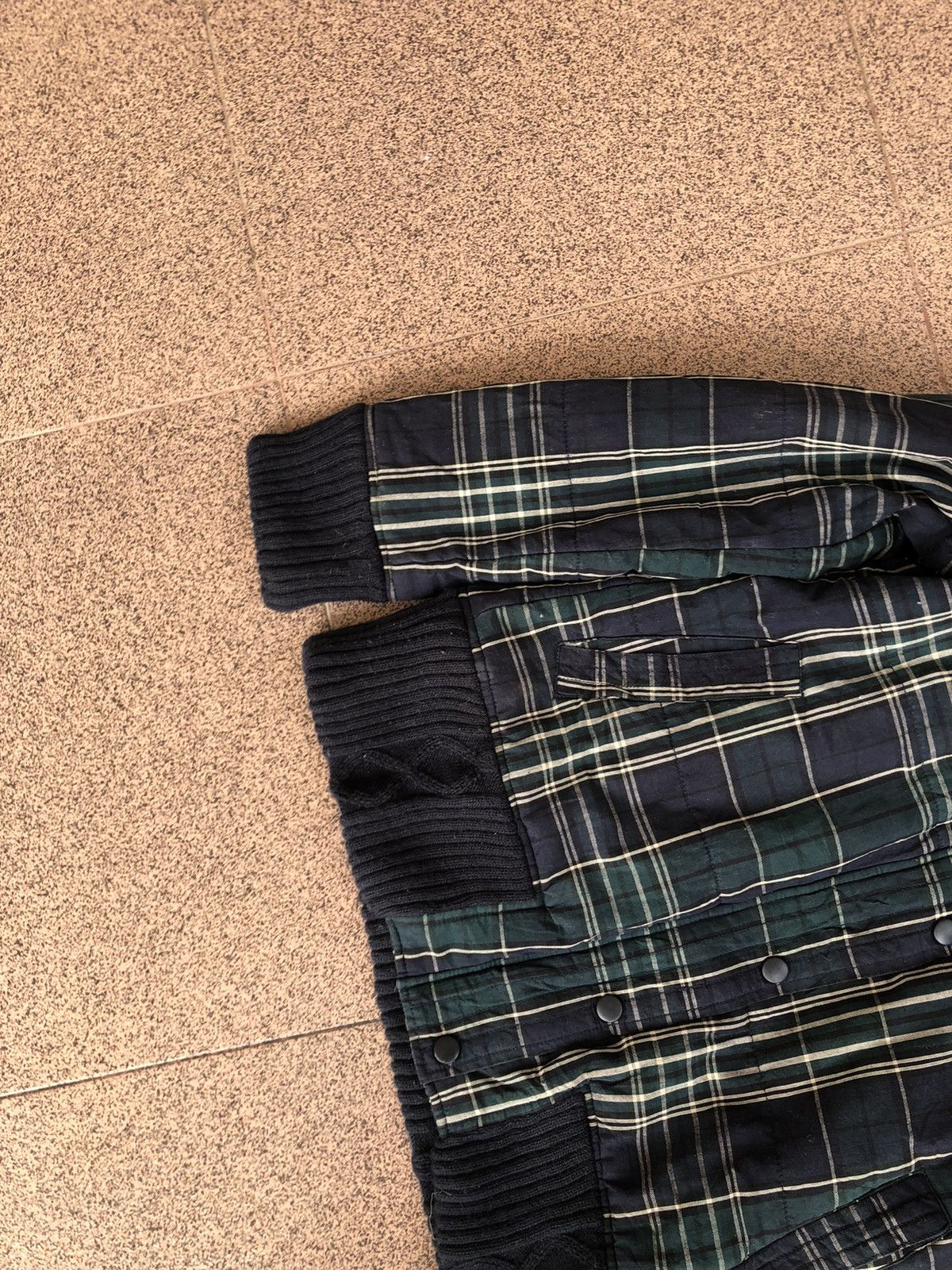 Japanese Brand 2000s Puffer Fur Jacket Final Decision Plaid Size US M / EU 48-50 / 2 - 5 Thumbnail