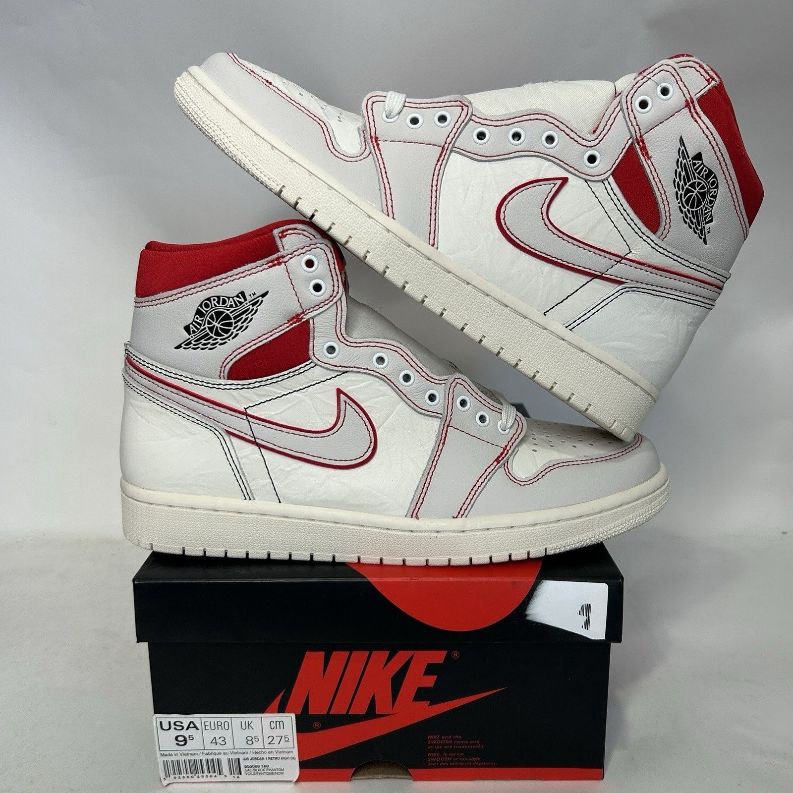 Nike Air Jordan 1 Retro High OG “Phantom Gym Red”