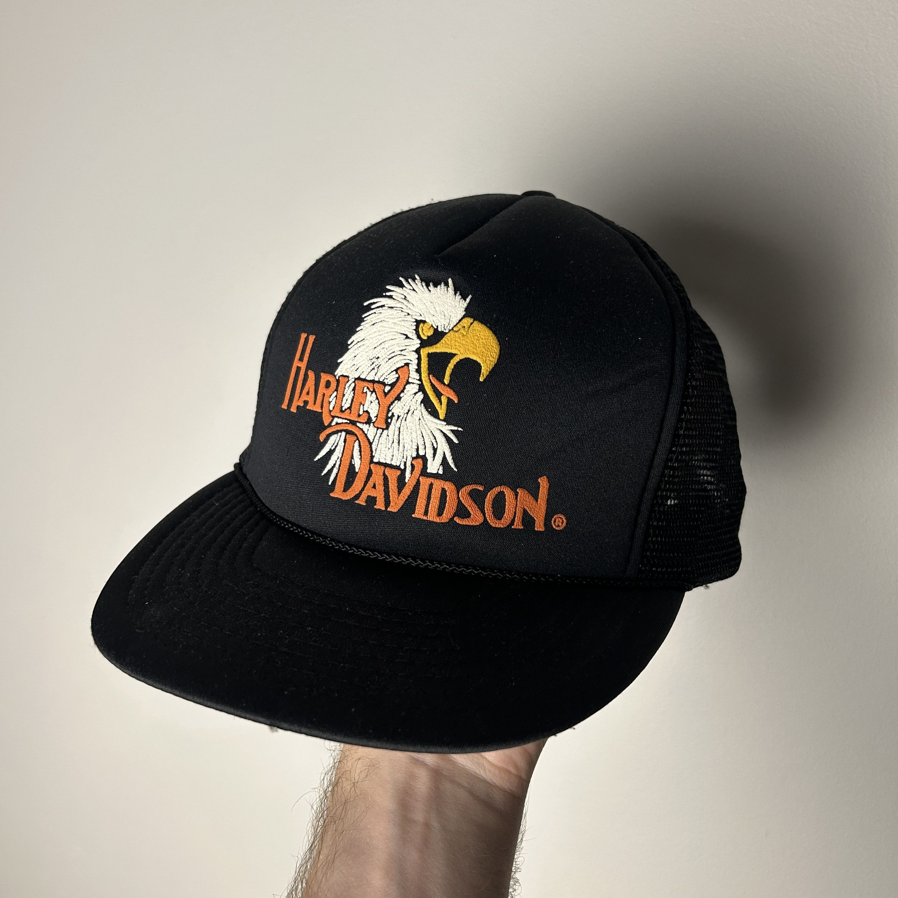 Vintage Harley Davidson Screaming Eagle Trucker Hat