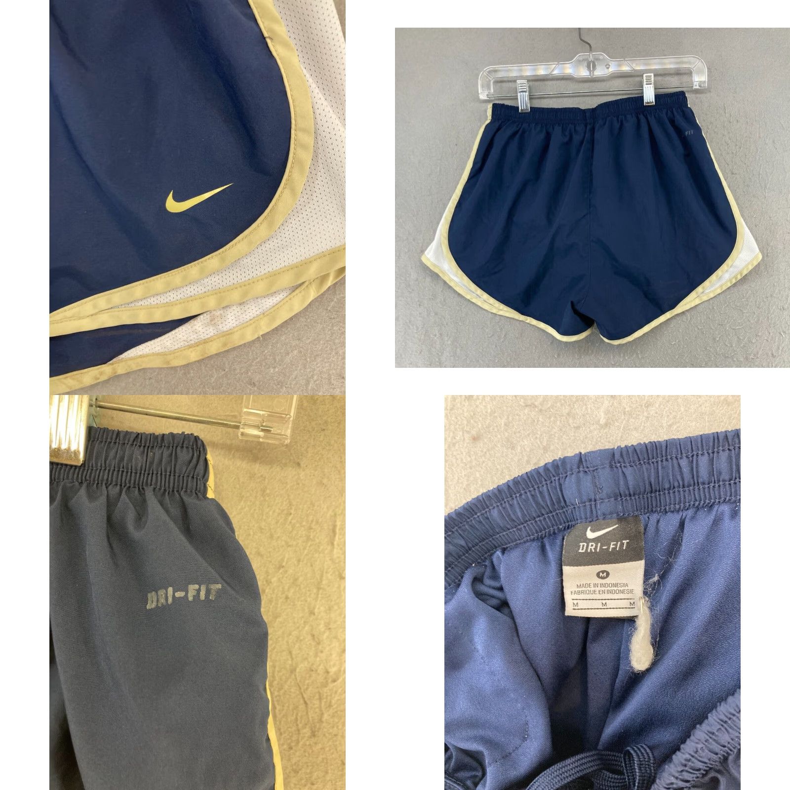 Nike Nike Dri Fit Womens Shorts Medium Athletic Blue US Navy Lined Running Size 32" / US 10 / IT 46 - 8 Thumbnail