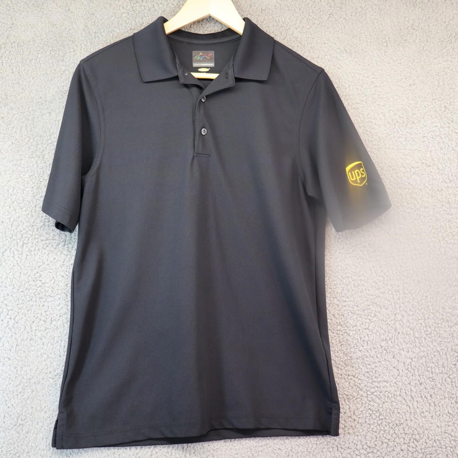 Greg Norman UPS Polo Men Small Greg Norman Play Dry Shirt Short Sleeve Size US S / EU 44-46 / 1 - 1 Thumbnail