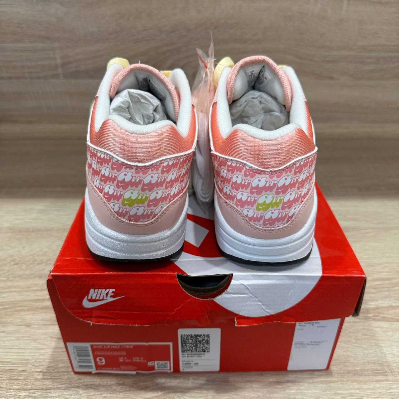 Nike × Strawberry NikeLab Air Max 1 PRM Lemonade ACG Patta Atmos Parra Size US 9 / EU 42 - 3 Thumbnail