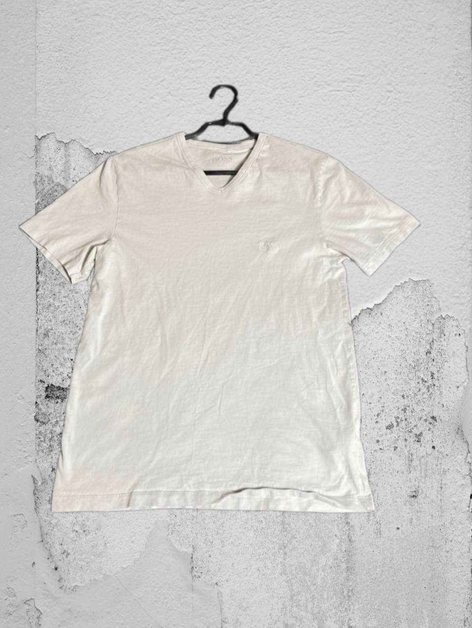 Hugo Boss × Vintage Hugo Boss tee grey big logo Size US S / EU 44-46 / 1 - 1 Thumbnail