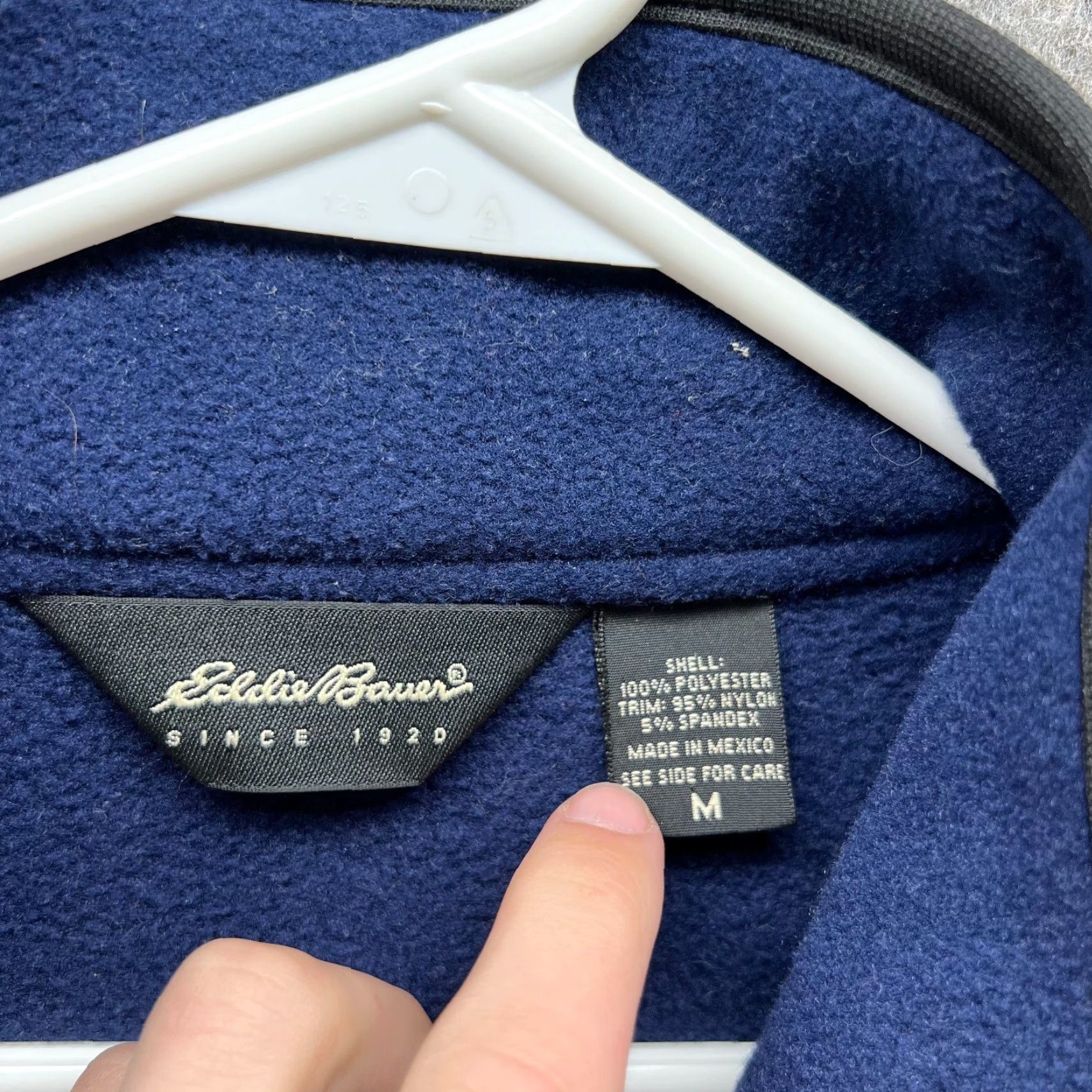 Eddie Bauer VINTAGE Eddie Bauer Jacket Mens M Blue Full Zip Sherpa Fleece Polartec Parka Winter Regular Size US M / EU 48-50 / 2 - 7 Thumbnail
