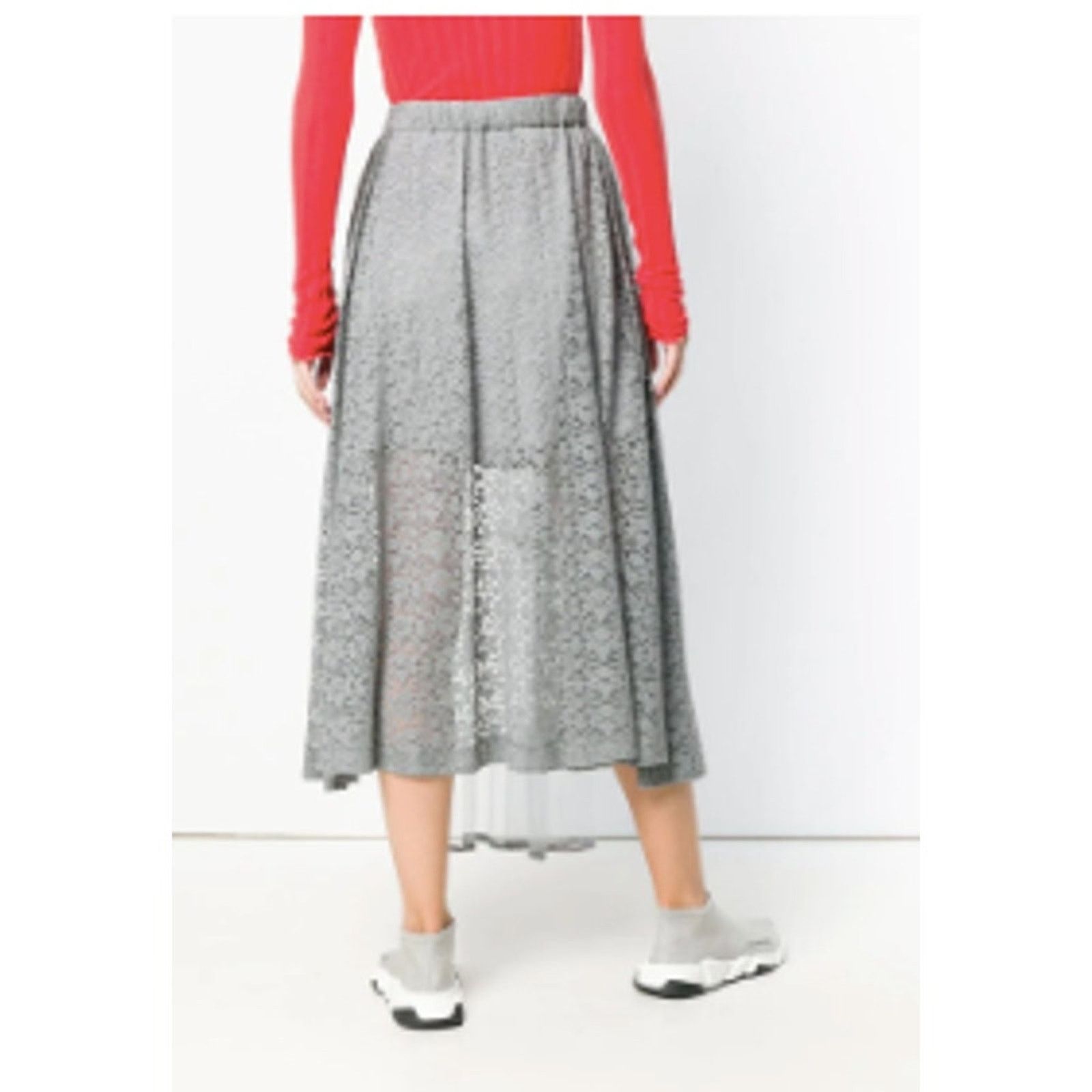Stella McCartney Stella McCartney embellished lace high low skirt Size 30" / US 8 / IT 44 - 3 Thumbnail