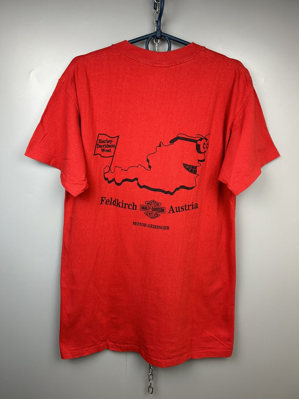 Harley Davidson × Vintage Vintage 1989 3D Emblem Harley Davidson Eagle Tee Size US L / EU 52-54 / 3 - 12 Thumbnail