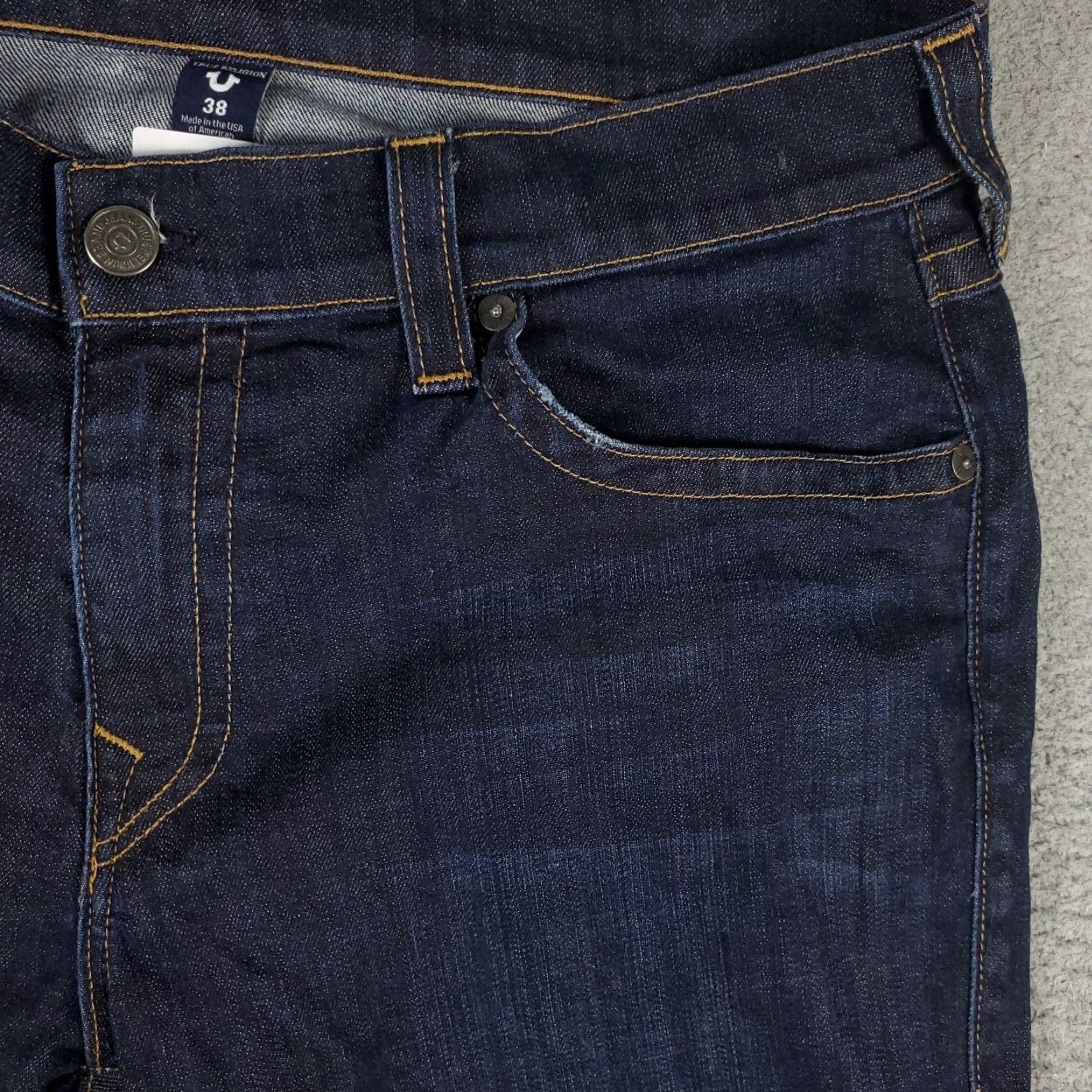 True Religion True Religion Denim Shorts Mens 38 Blue Bermuda Regular Fit 5-Pocket Casual Sports Size US 38 / EU 54 - 3 Thumbnail