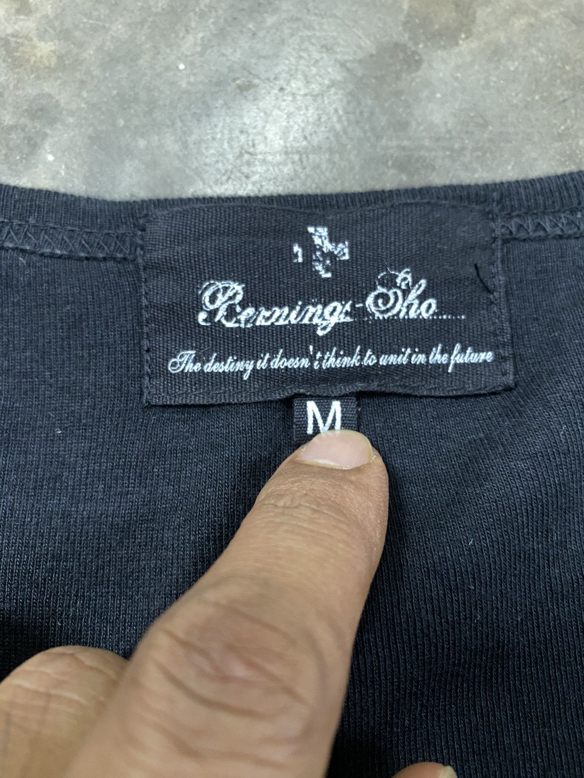 If Six Was Nine × Japanese Brand Japan Berning Sho Skull Bones Poem T 🔥 Size US M / EU 48-50 / 2 - 7 Thumbnail