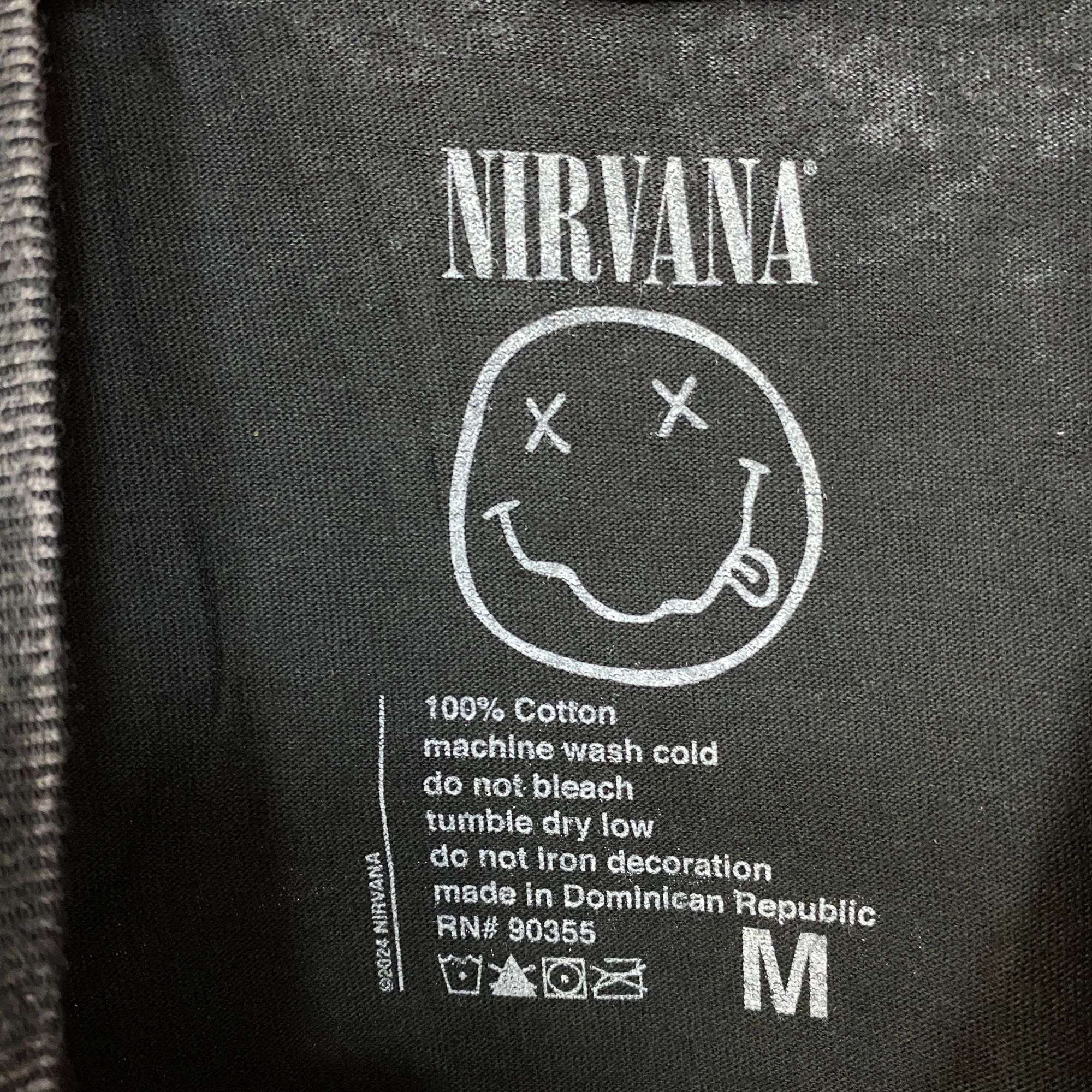 Nirvana Nirvana Grunge Band Mineral Wash Dual Sided T-Shirt medium Size US M / EU 48-50 / 2 - 4 Thumbnail