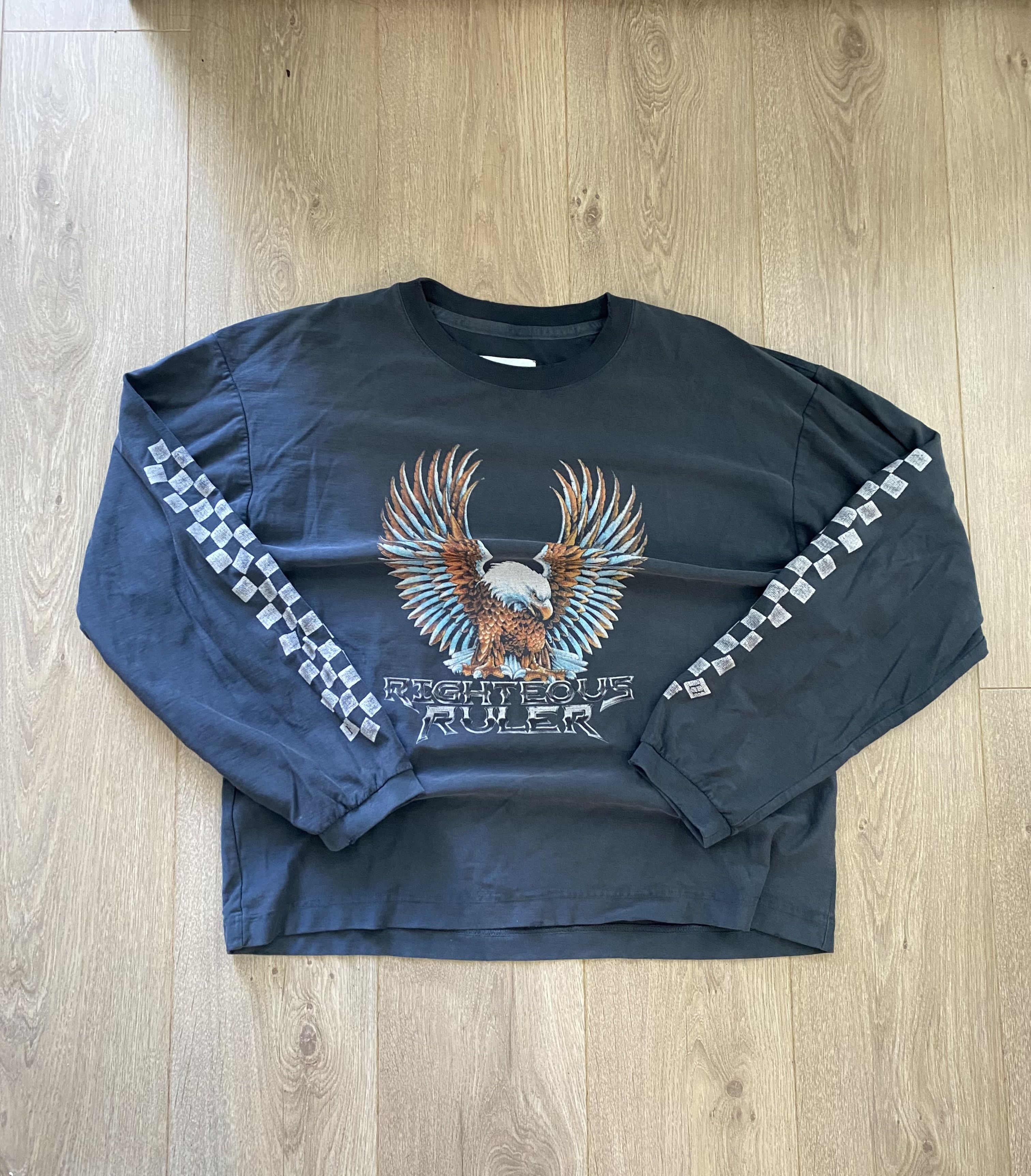 Other Flâneur Homme Long Sleeve Eagle Sweater Size US L / EU 52-54 / 3 - 1 Thumbnail