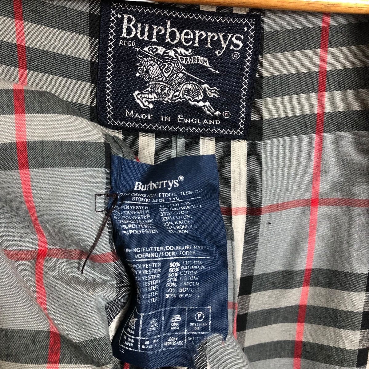 Burberry Vintage 90s Burberrys Car Coat Single Breasted Trench Coat Size M / US 6-8 / IT 42-44 - 13 Thumbnail