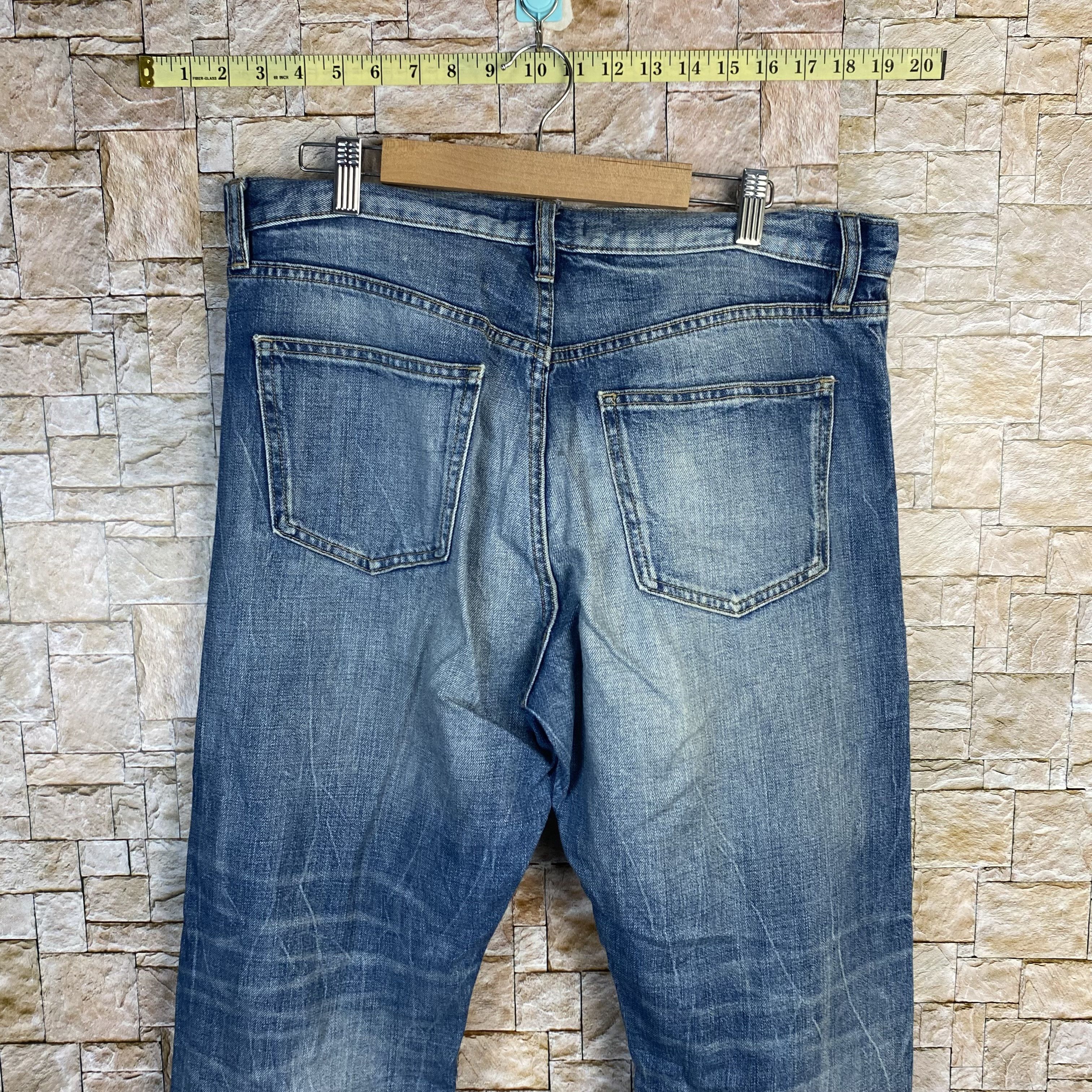 Uniqlo Uniqlo Blue japan vintage faded Denim Pants #7586 Size US 33 - 14 Thumbnail