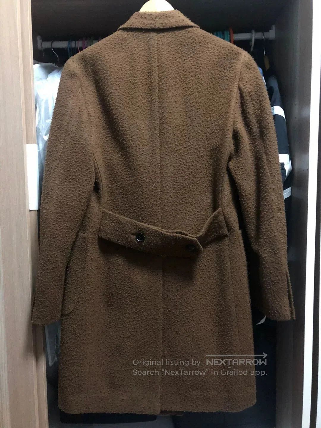 Suitsupply Italian Brown Wool Overcoat by Suitsupply. Size US S / EU 44-46 / 1 - 2 Thumbnail