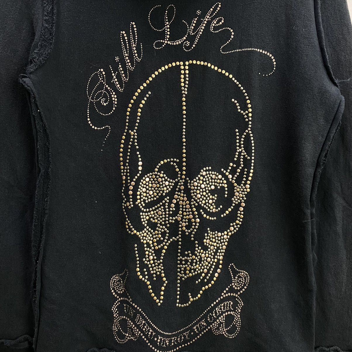Roen ‼️Rare💢Punk Japanese Brand Skull Stud Hoodie Sweatshirt Size S / US 4 / IT 40 - 3 Thumbnail