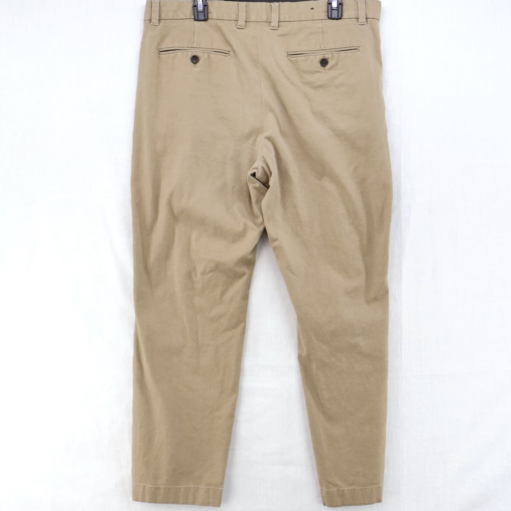 Banana Republic VINTAGE Banana Republic Aiden Pants Men's 36x28 Khaki Straight Leg Preppy Office Wear Size US 36 / EU 52 - 4 Thumbnail
