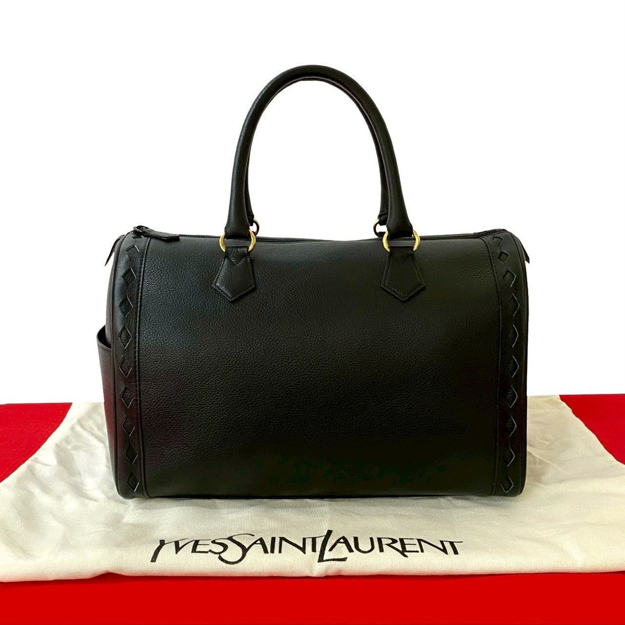 Yves Saint Laurent Yves Saint Laurent Handbag Black Leather Size ONE SIZE - 1 Thumbnail